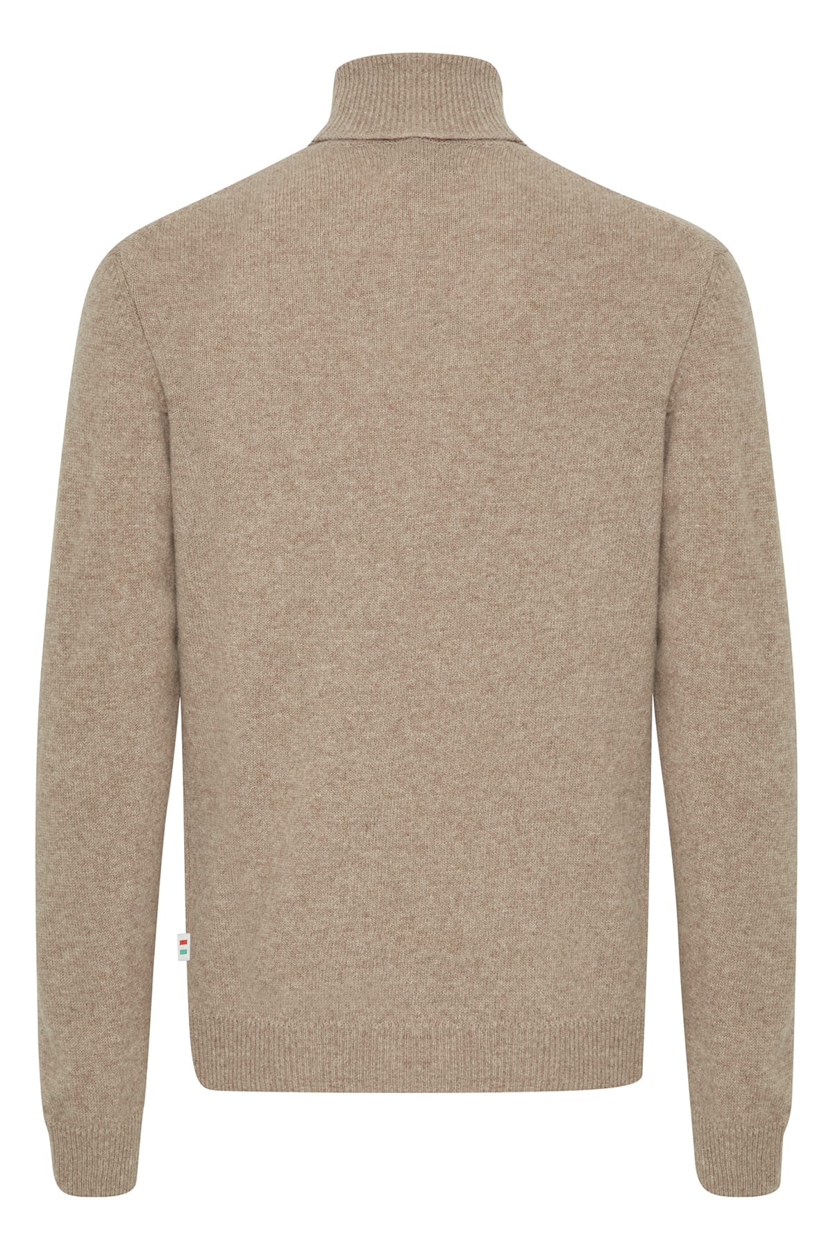 Pullover CFKarl roll neck bounty knit Silver Mink Melange Pullover Casual Friday