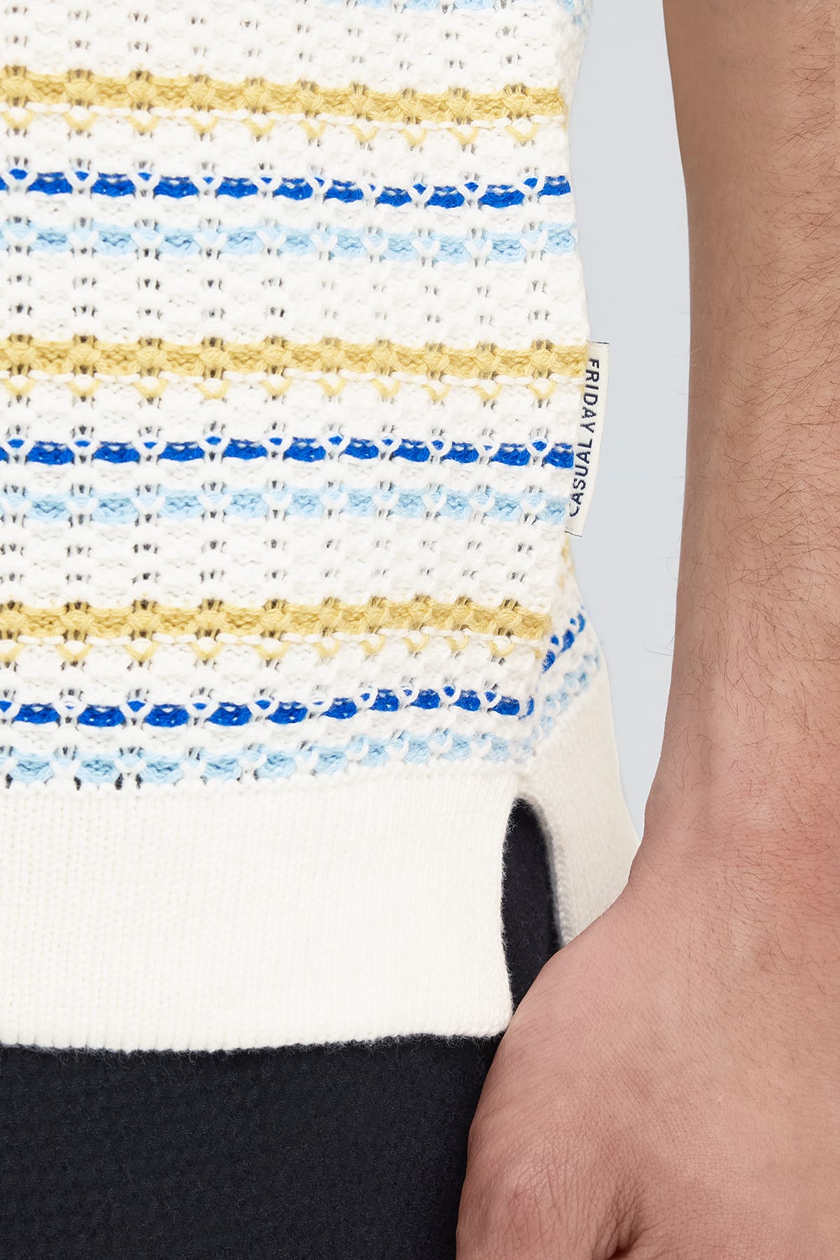 Pullover CFMIDSKOV KNIT MARSHMALLOW Pullover Casual Friday