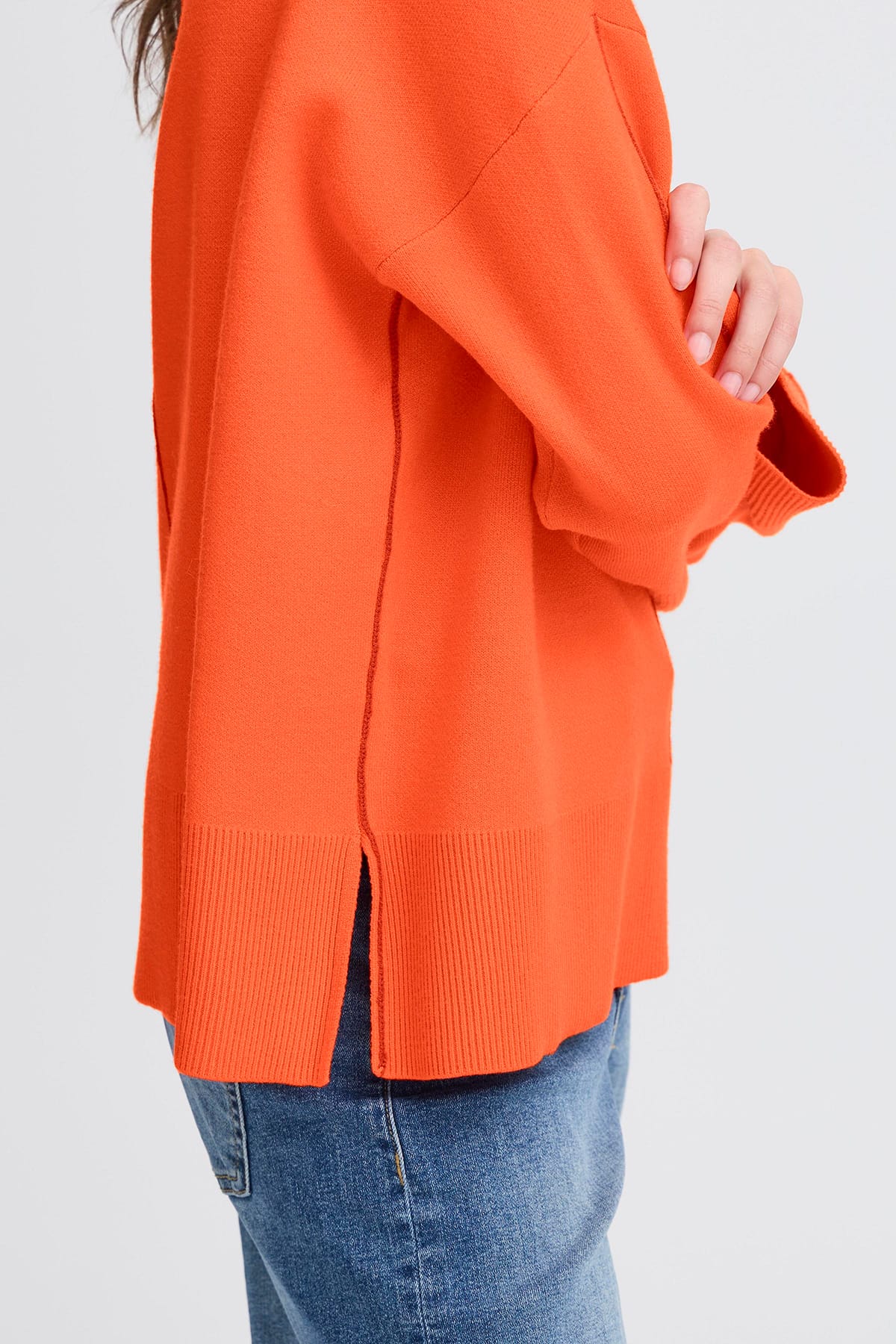 Pullover IHBALLIA LS2 Fiery Red Pullover ICHI