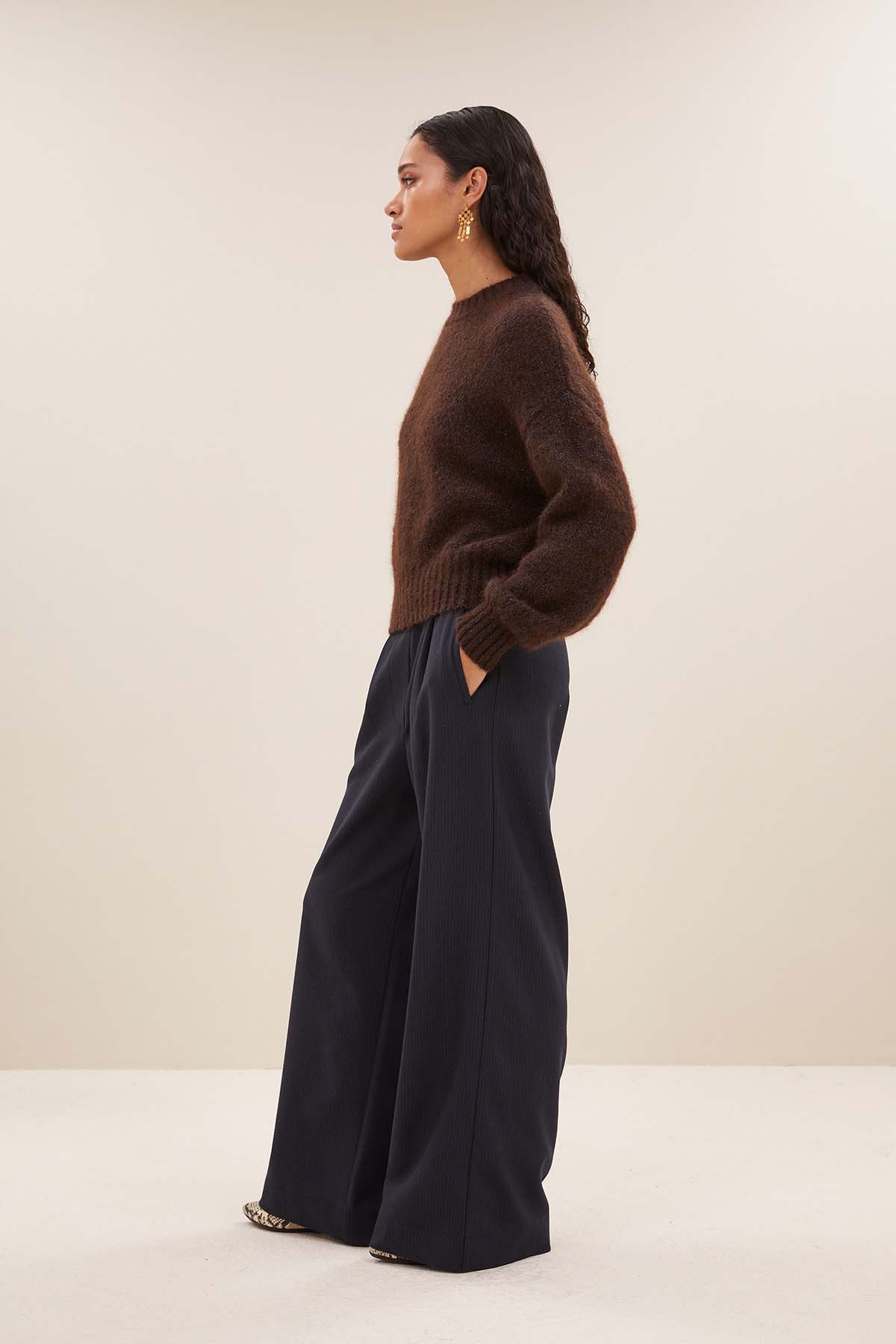 Pullover sonny sparkle dark brown Pullover By Bar