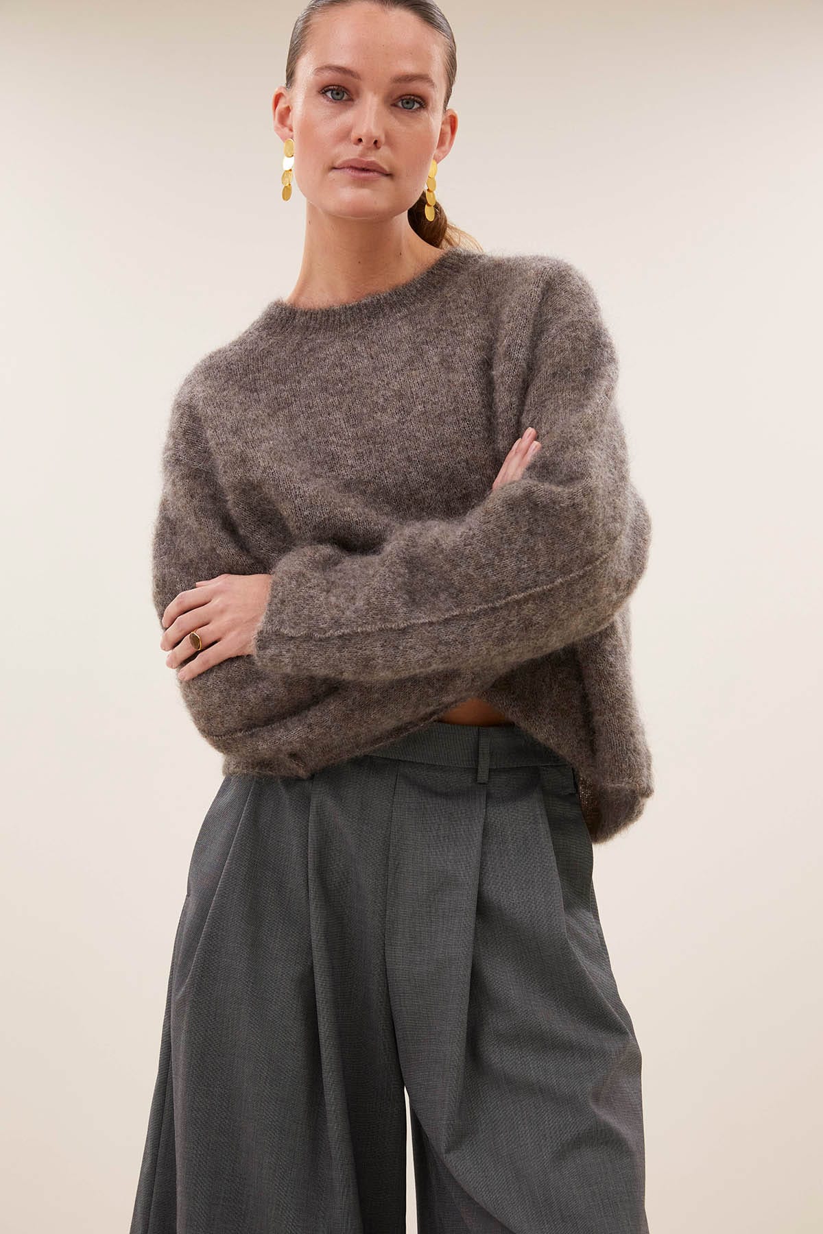 Pullover vasile dark biscuit Pullover By Bar