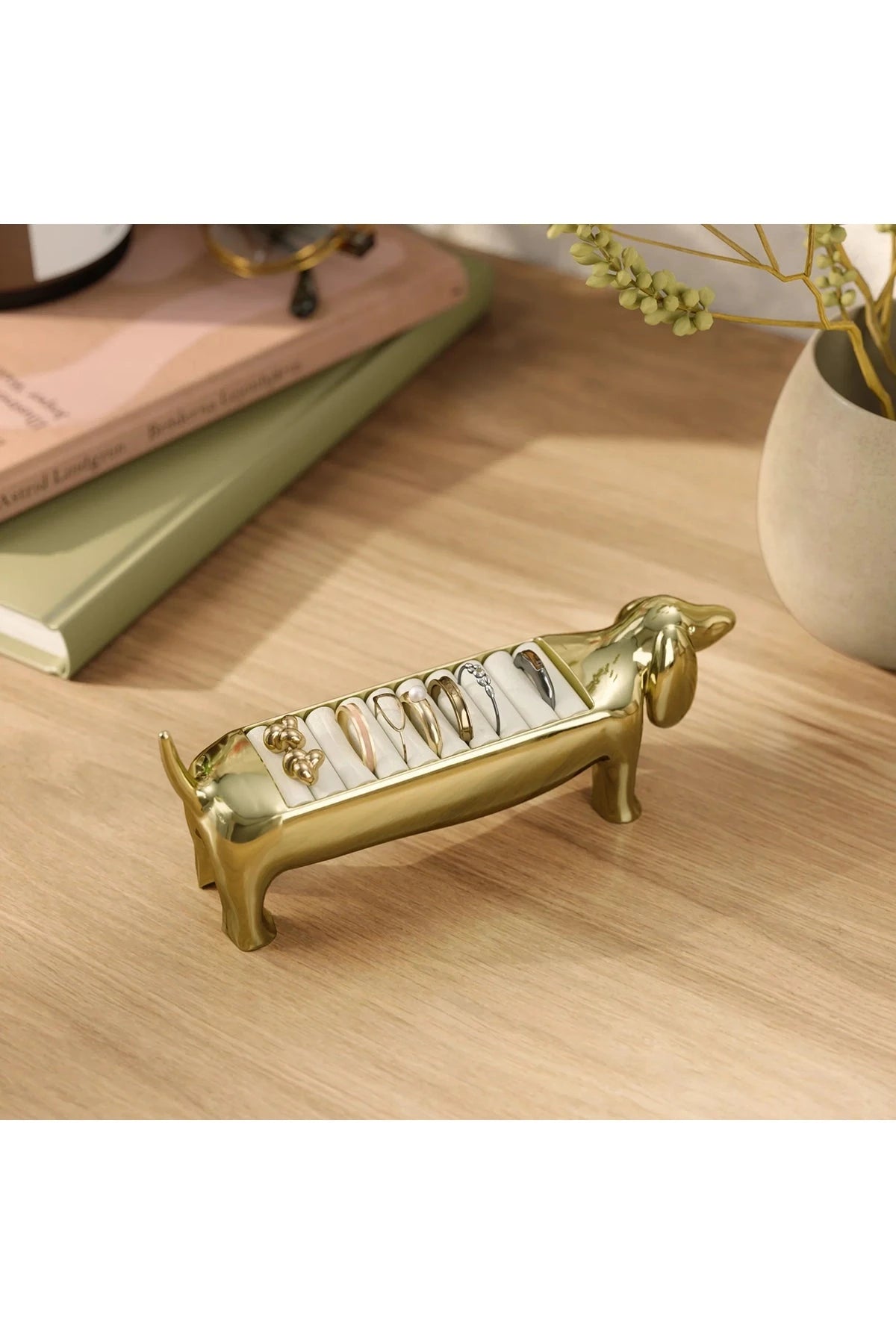 Ringhalter "DACHSIE" BRASS Ringhalter Umbra