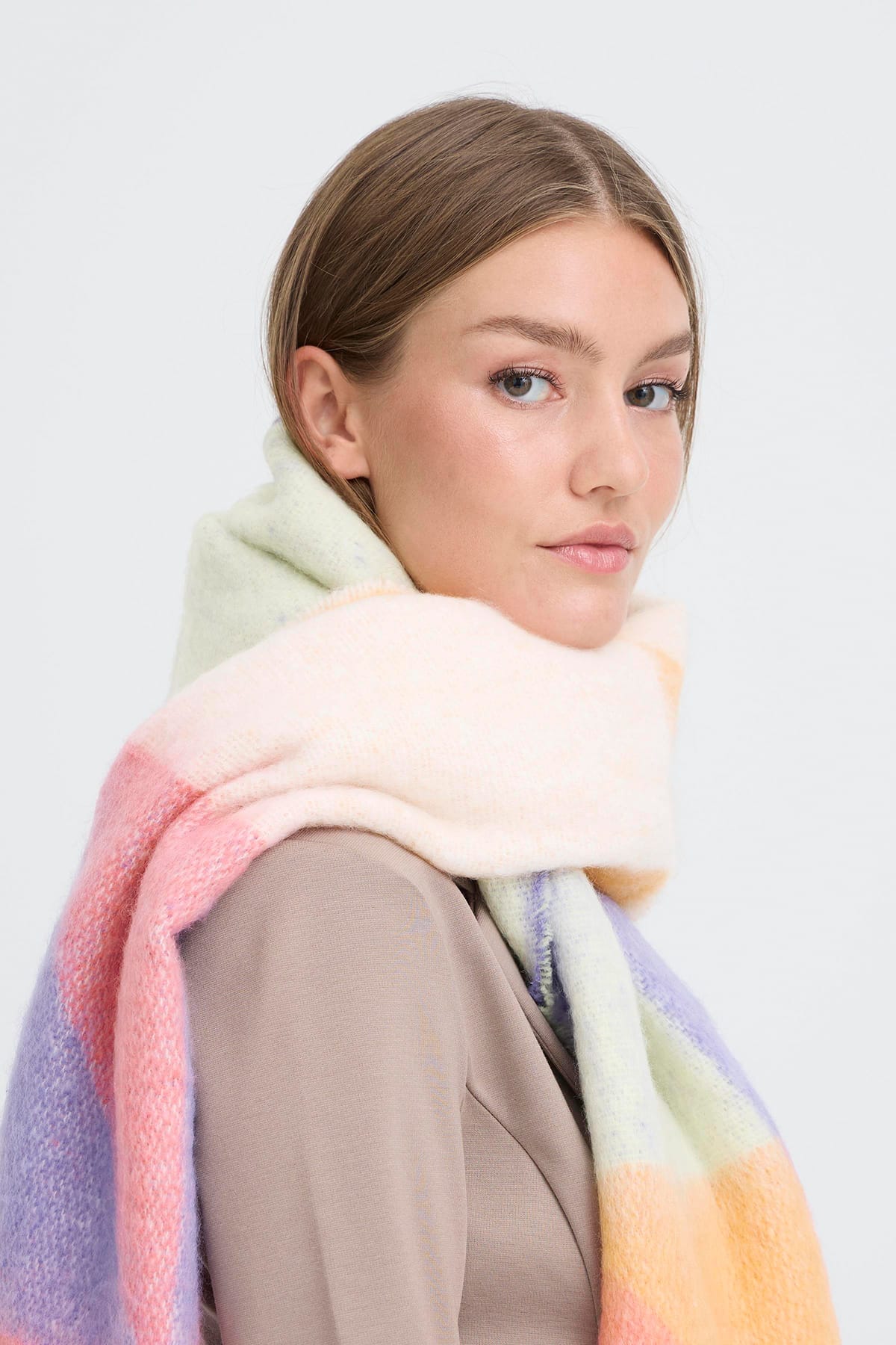 Schal IAMALFRID SC Navy Peony Schal ICHI