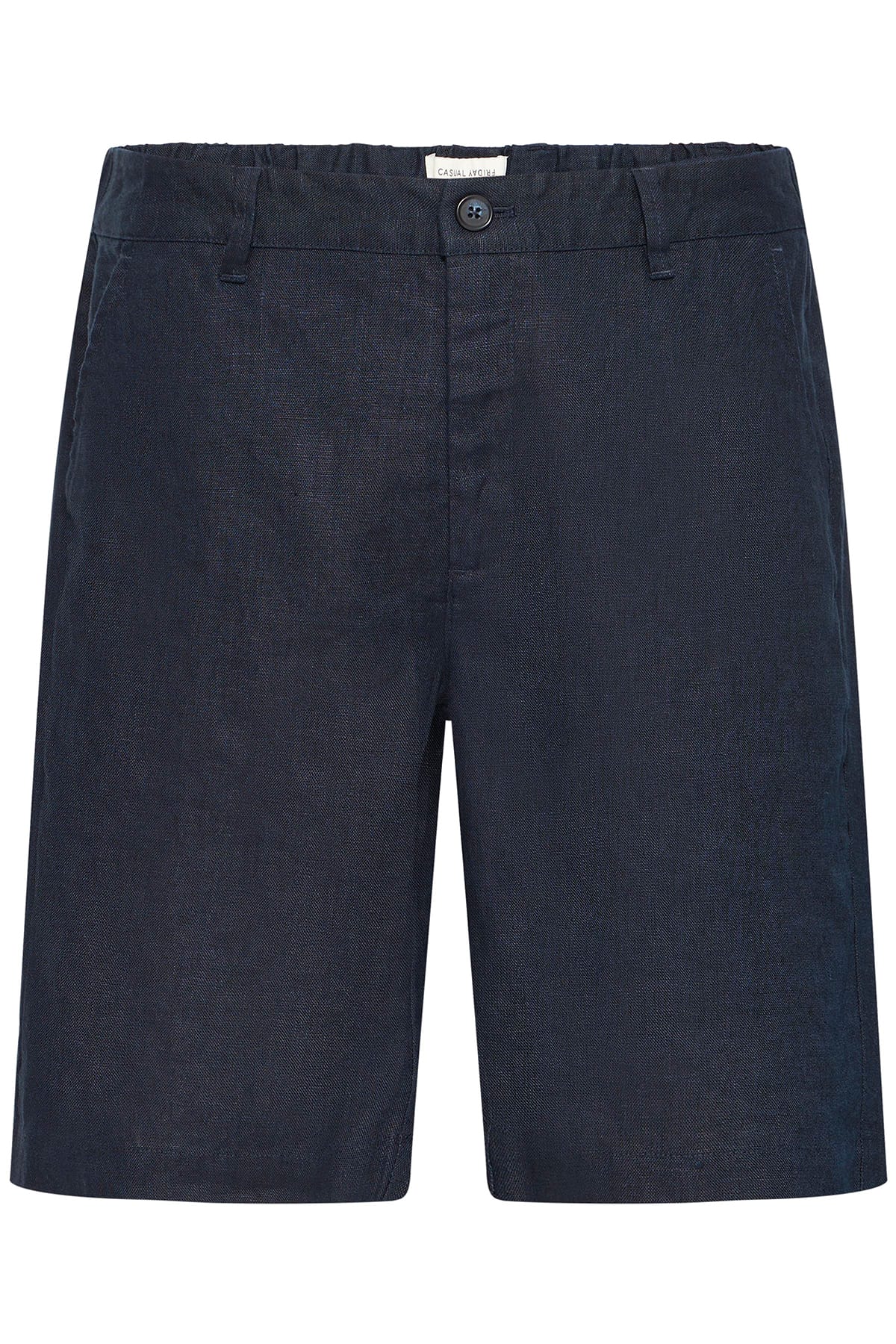 Shorts CFPANDRUP LINEN PANT Dark Navy Shorts Casual Friday