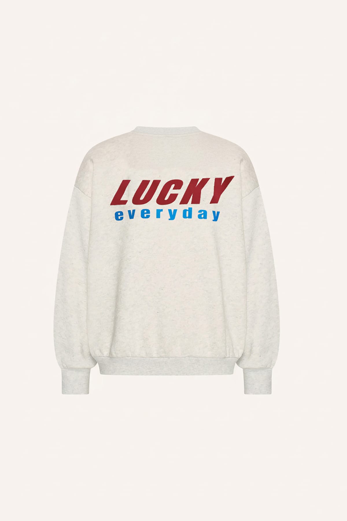 Sweatshirt bibi melange lucky everyday light grey melee Sweatshirt By Bar