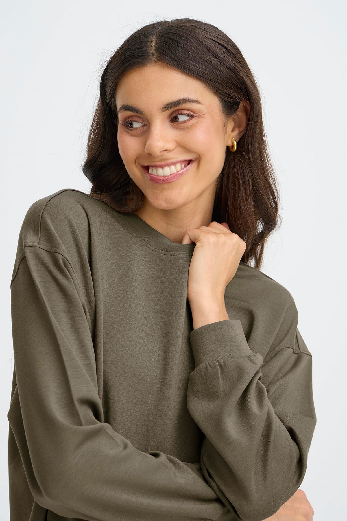 Sweatshirt FRAURORA PU 7 SMOKEY OLIVE Sweatshirt Fransa
