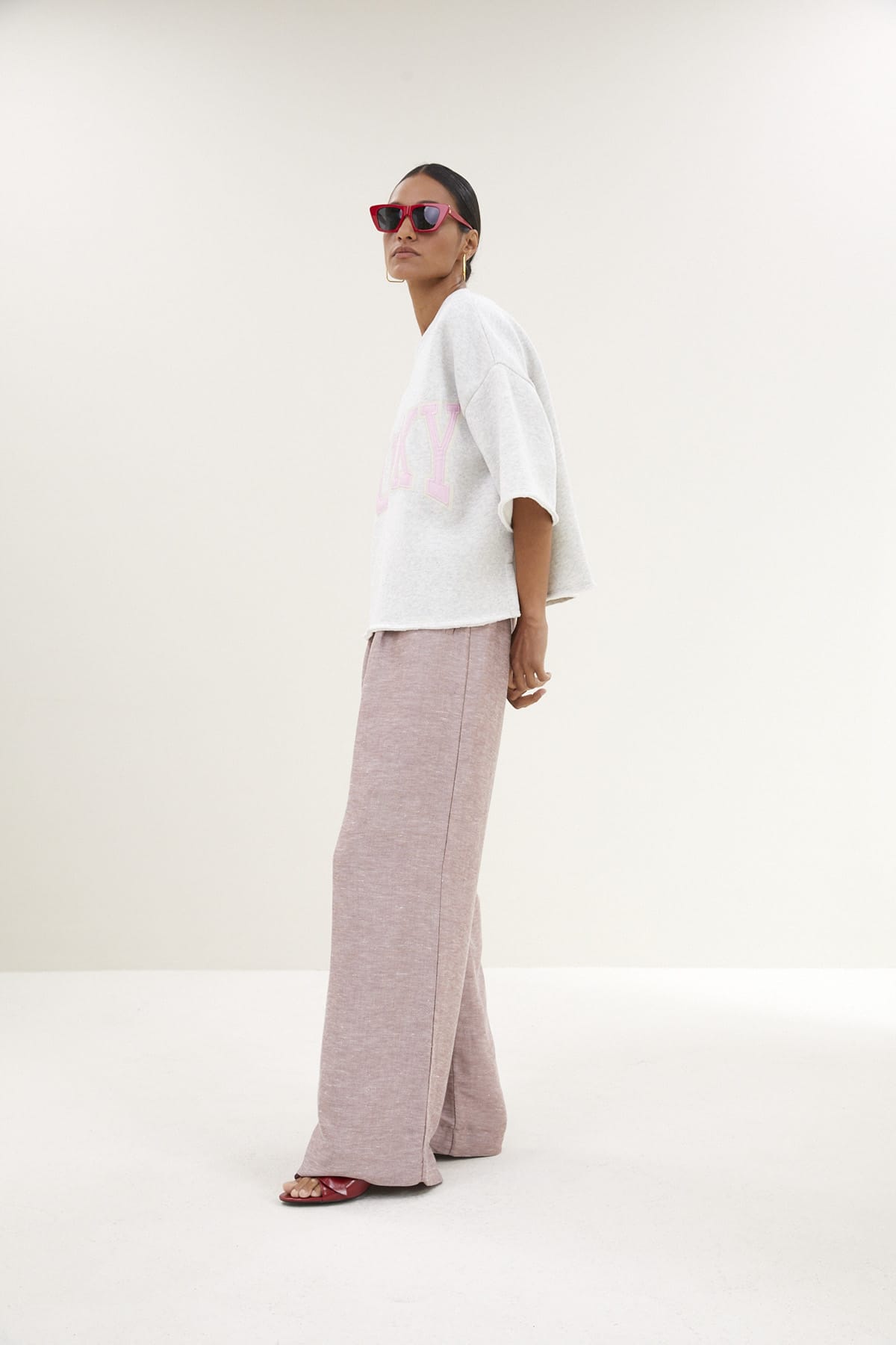 Sweatshirt willow luc light grey melee Sweatshirt By Bar