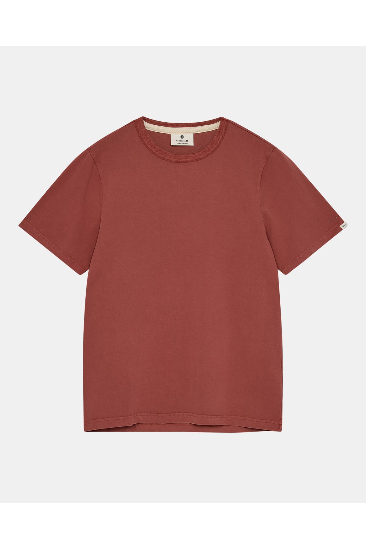 T-Shirt AKKIKKI S/S TEE Auburn T-Shirt Anerkjendt