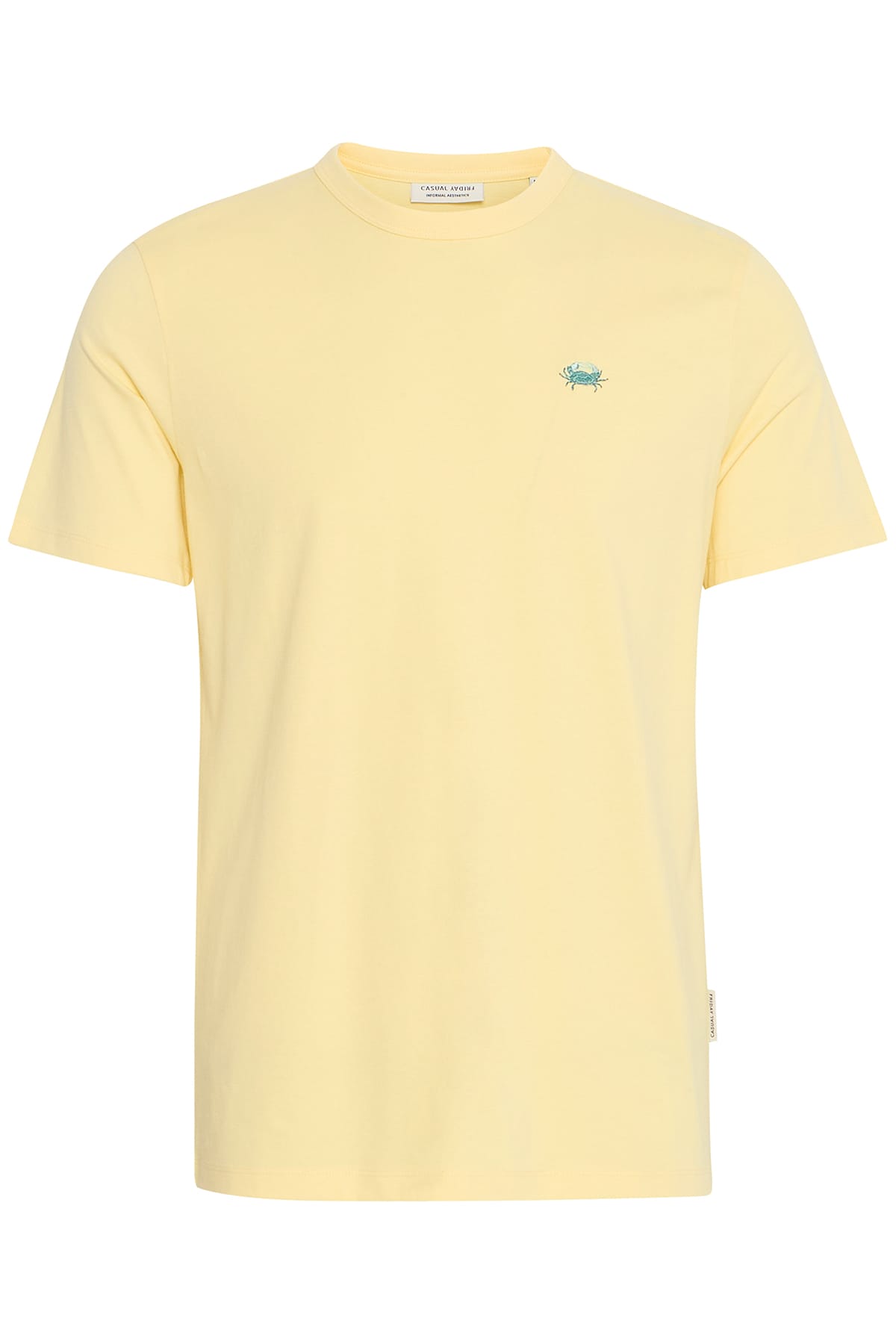 T-Shirt CFKAYDEN tee with embroidery Pale Banana T-Shirt Casual Friday