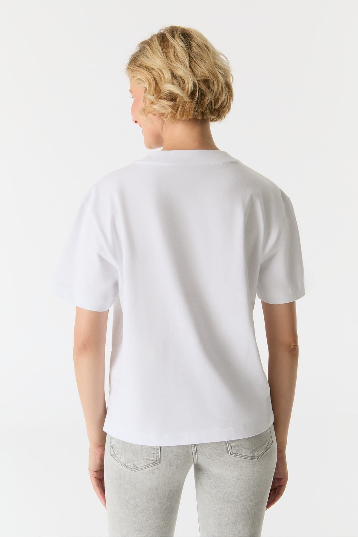 T-Shirt Lucia White T-Shirt C.O.J - Cup of Joe Denim