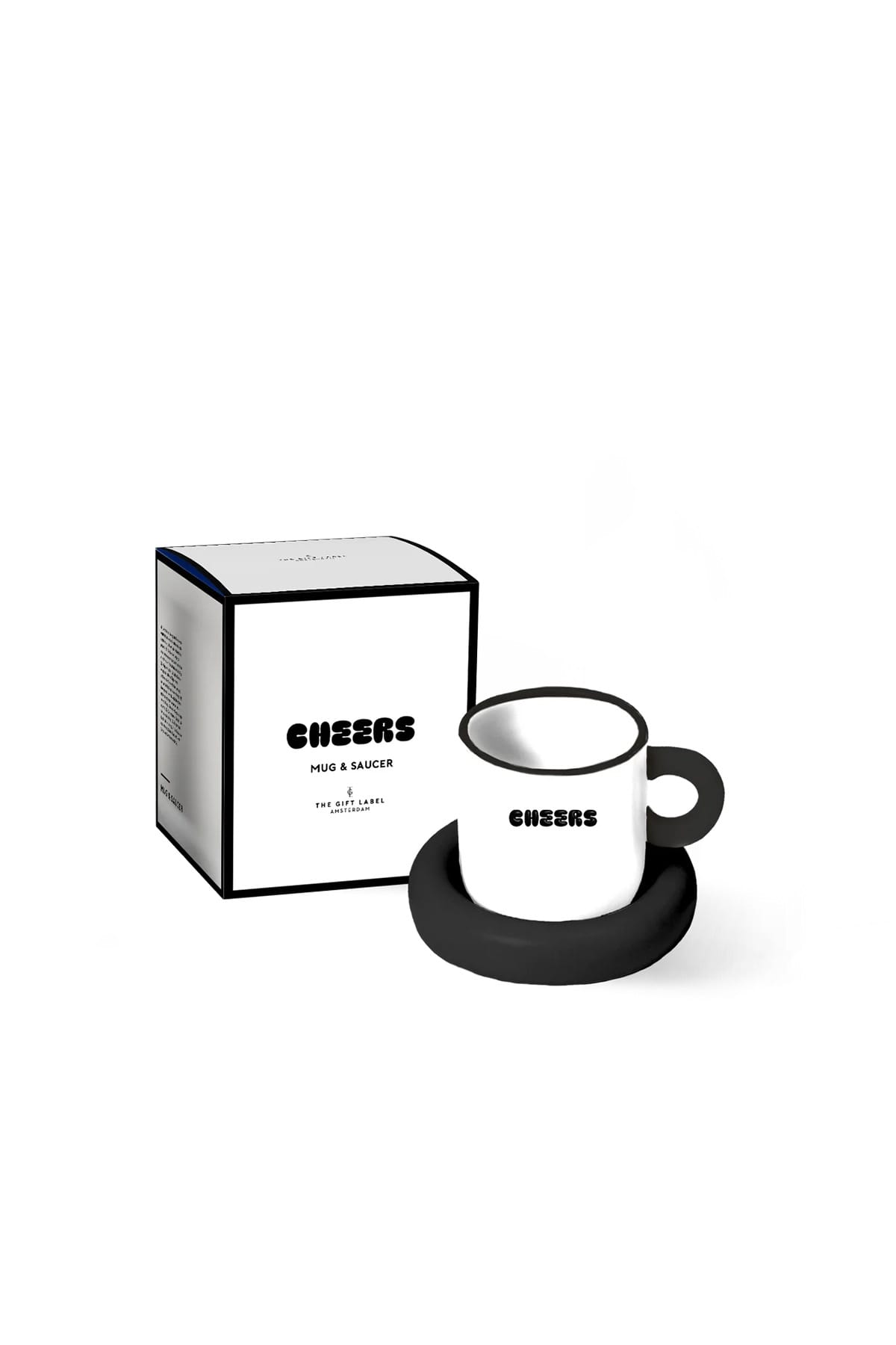 Tasse Mug & Saucer - Cheers Tasse The Gift Label
