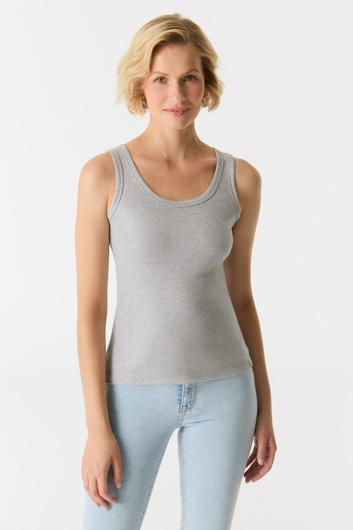 Top Liv Light Silver Top C.O.J - Cup of Joe Denim