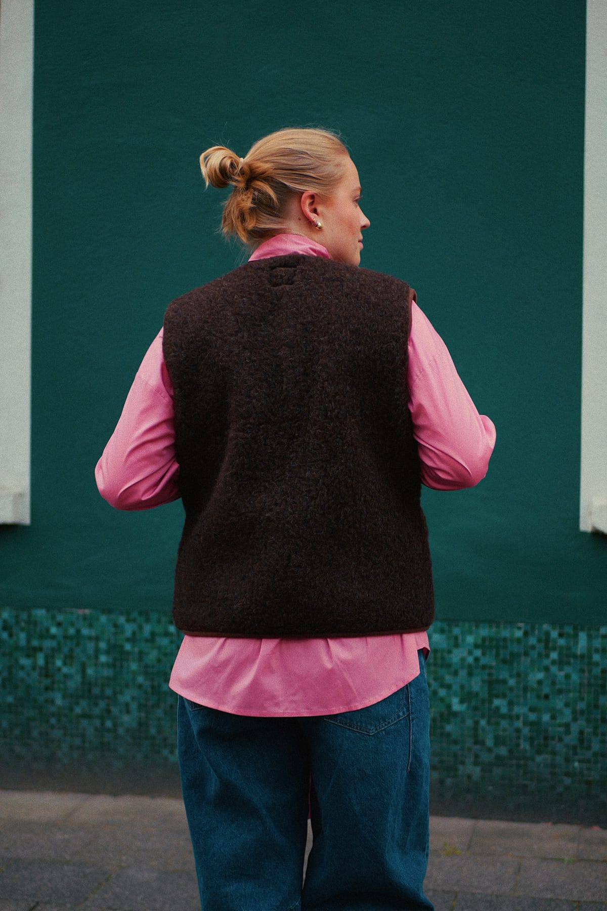 Weste Pepitko Pocket Dark Brown Weste Coldbreaker