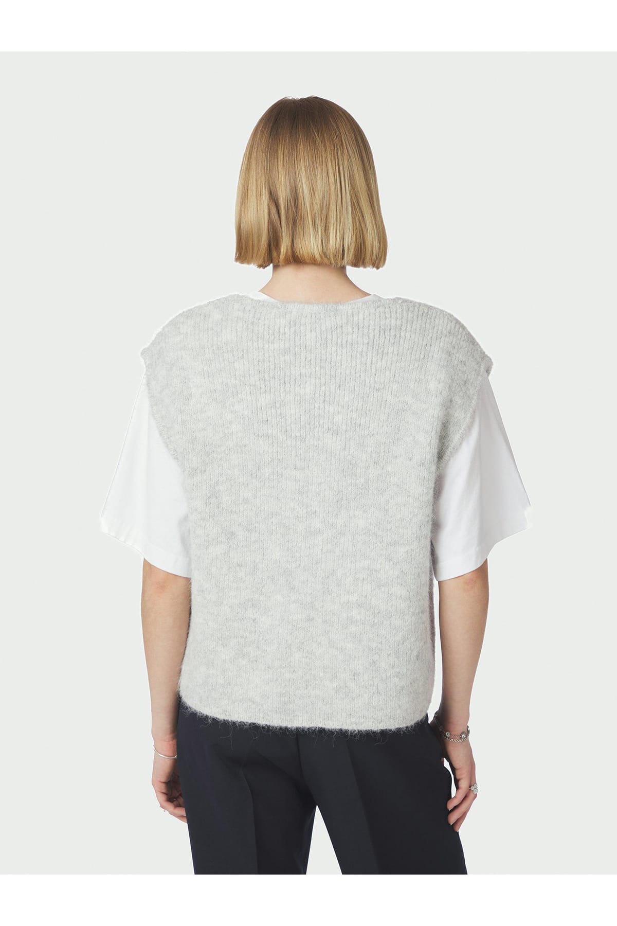 Weste Xandra Knit Light grey Weste Neo Noir