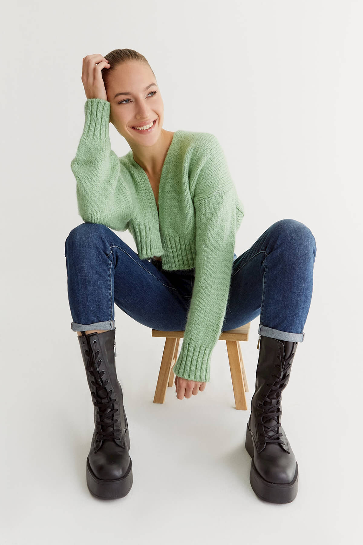 MOM Jeans Relaxed Fit - Lynn - Astra Blue Jeans C.O.J - Cup of Joe Denim