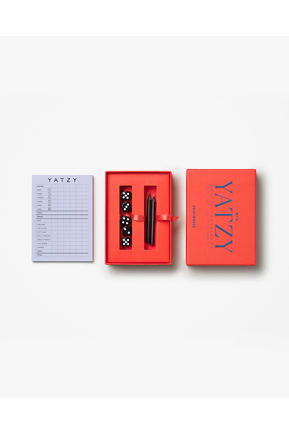 Klassisches Würfelspiel Yatzy Red