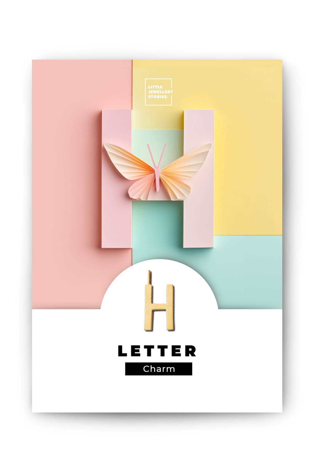 Anhänger Letter Charm H gold Anhänger Little Jewellery Stories 