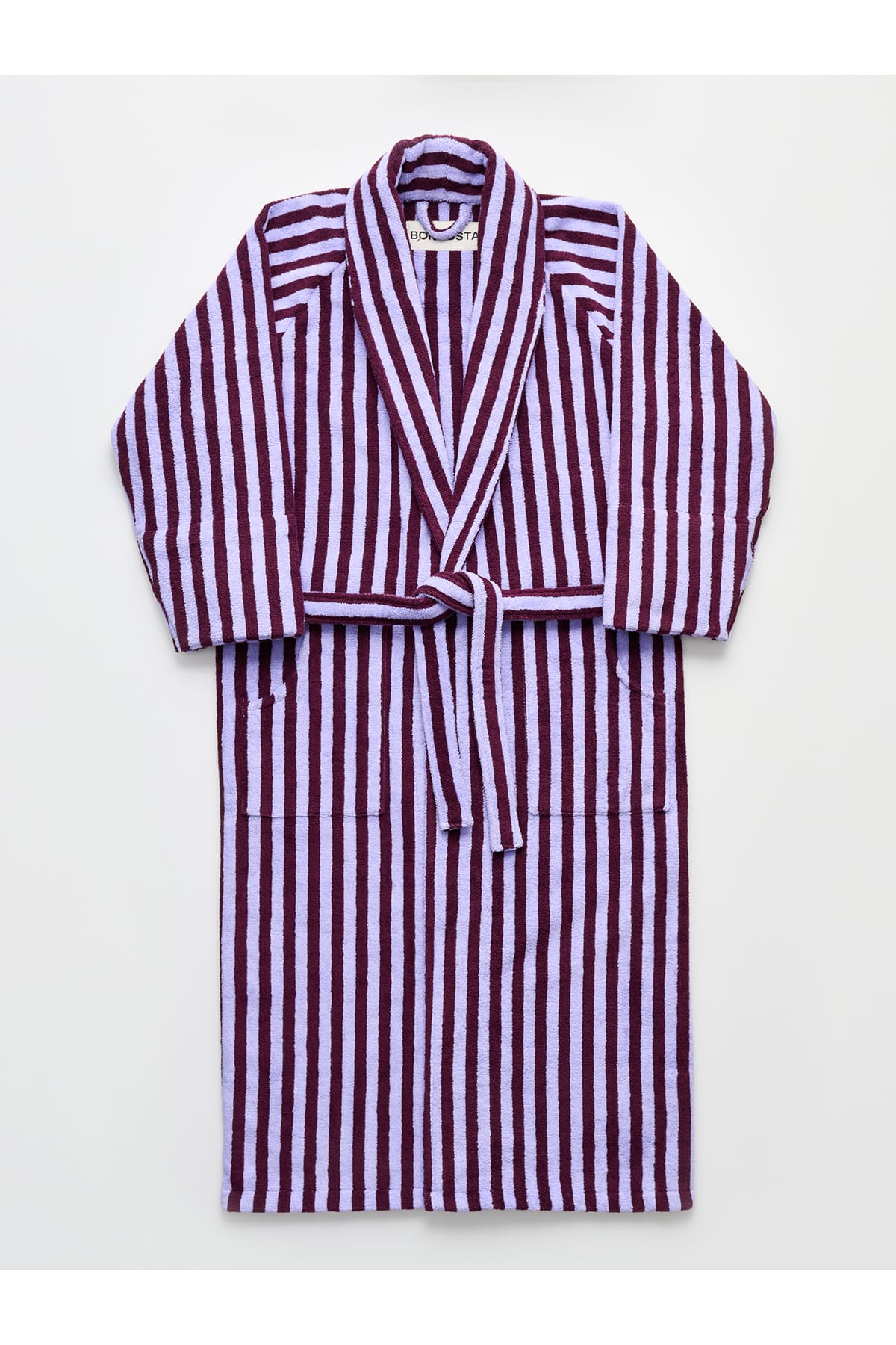 Bademantel NARAM wine & lavender blue Bademantel Bongusta 