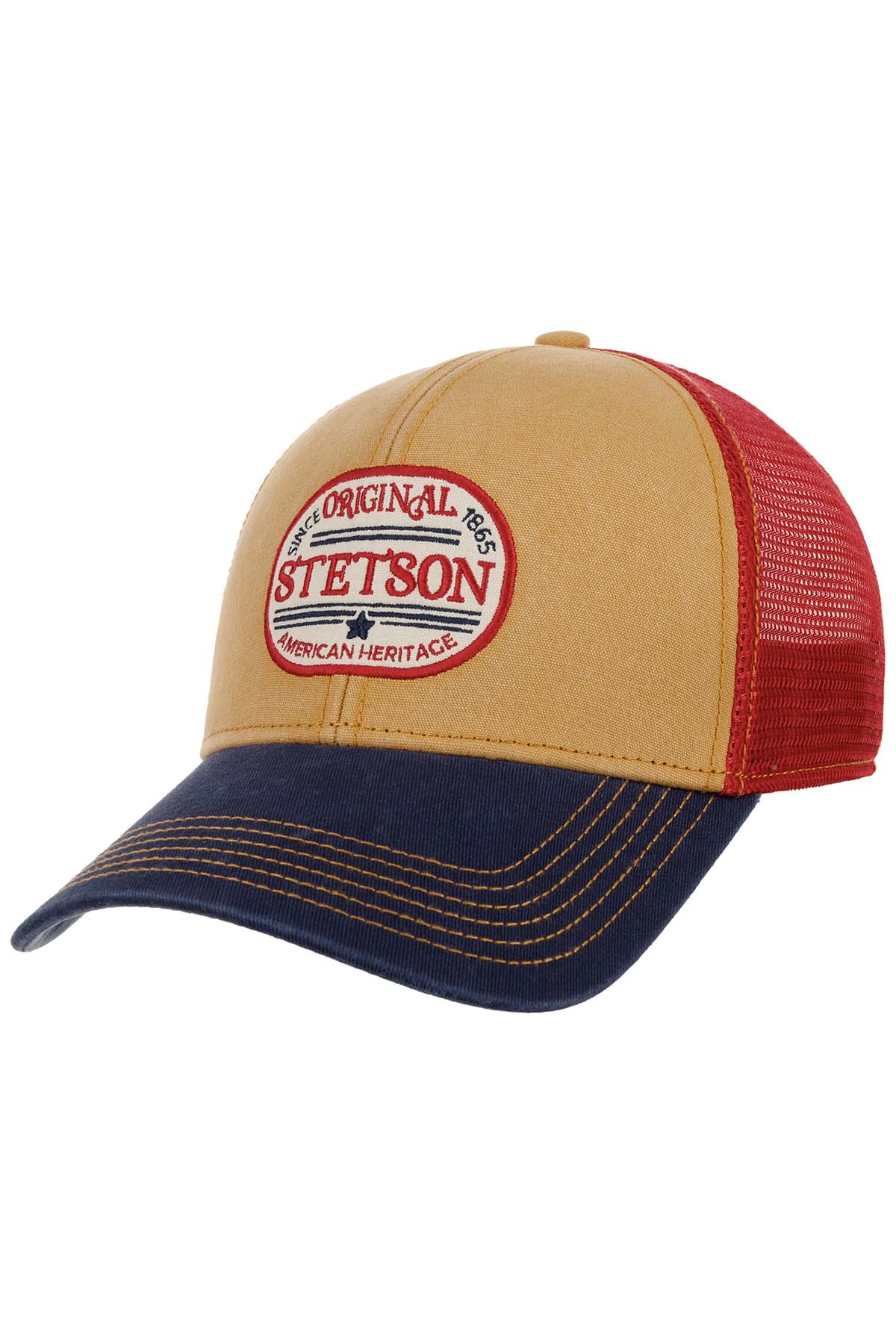 Baseball Cap Vintage rot-beige Baseball Cap Stetson 