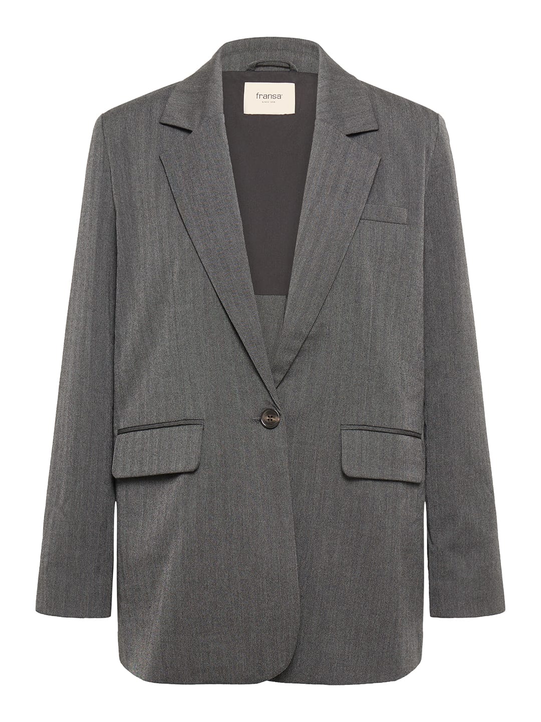 Blazer FRNOVIE BLA 1 BLACK AND GRAY HERRINGBONE Blazer Fransa 