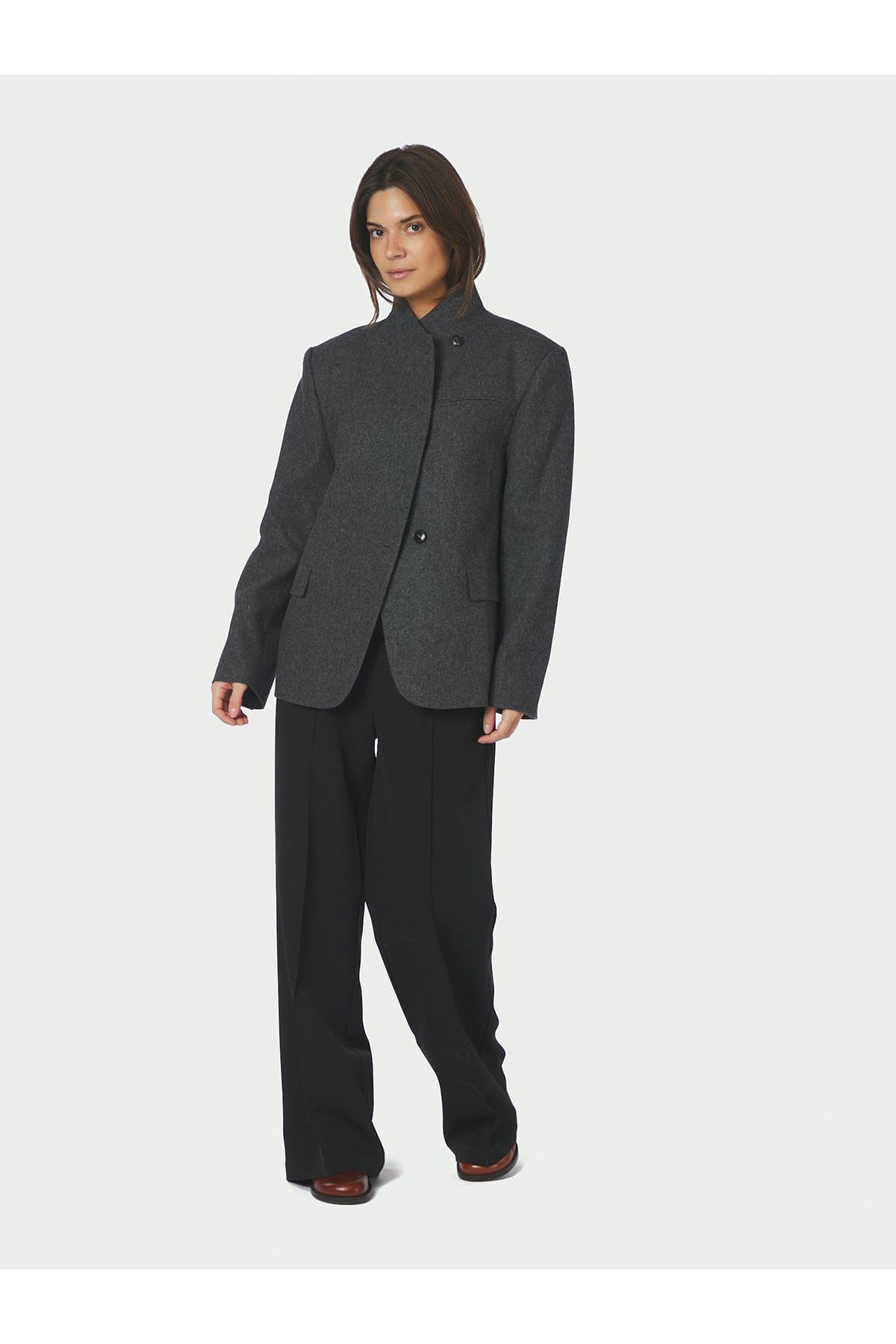 Blazer Nerine Structure Twill Antracit Blazer Neo Noir 