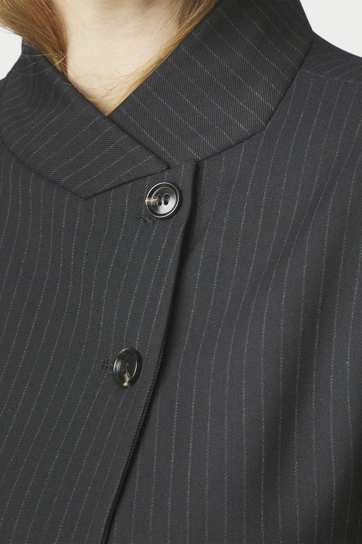 Blazer Tiria Slim Pinstripe Dark Navy Blazer Neo Noir 