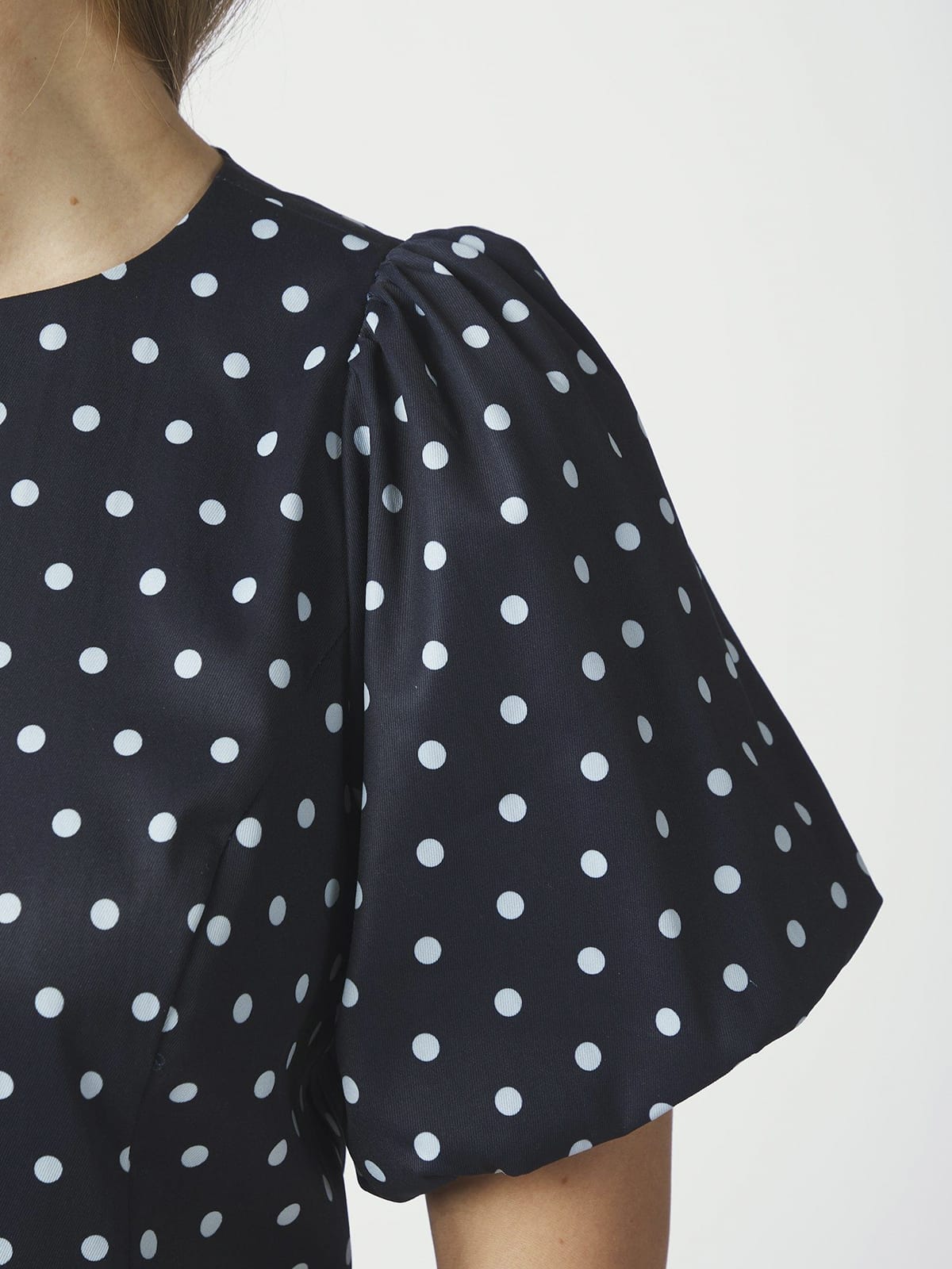 Bluse Anela Dot Navy Bluse Neo Noir 