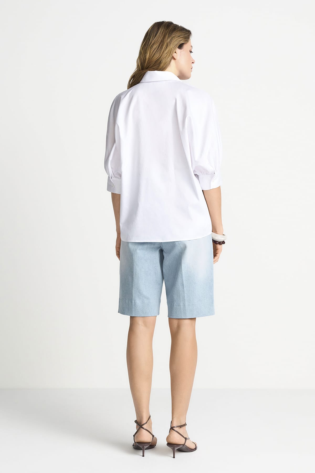 Bluse Cotton white Bluse Rich&Royal 