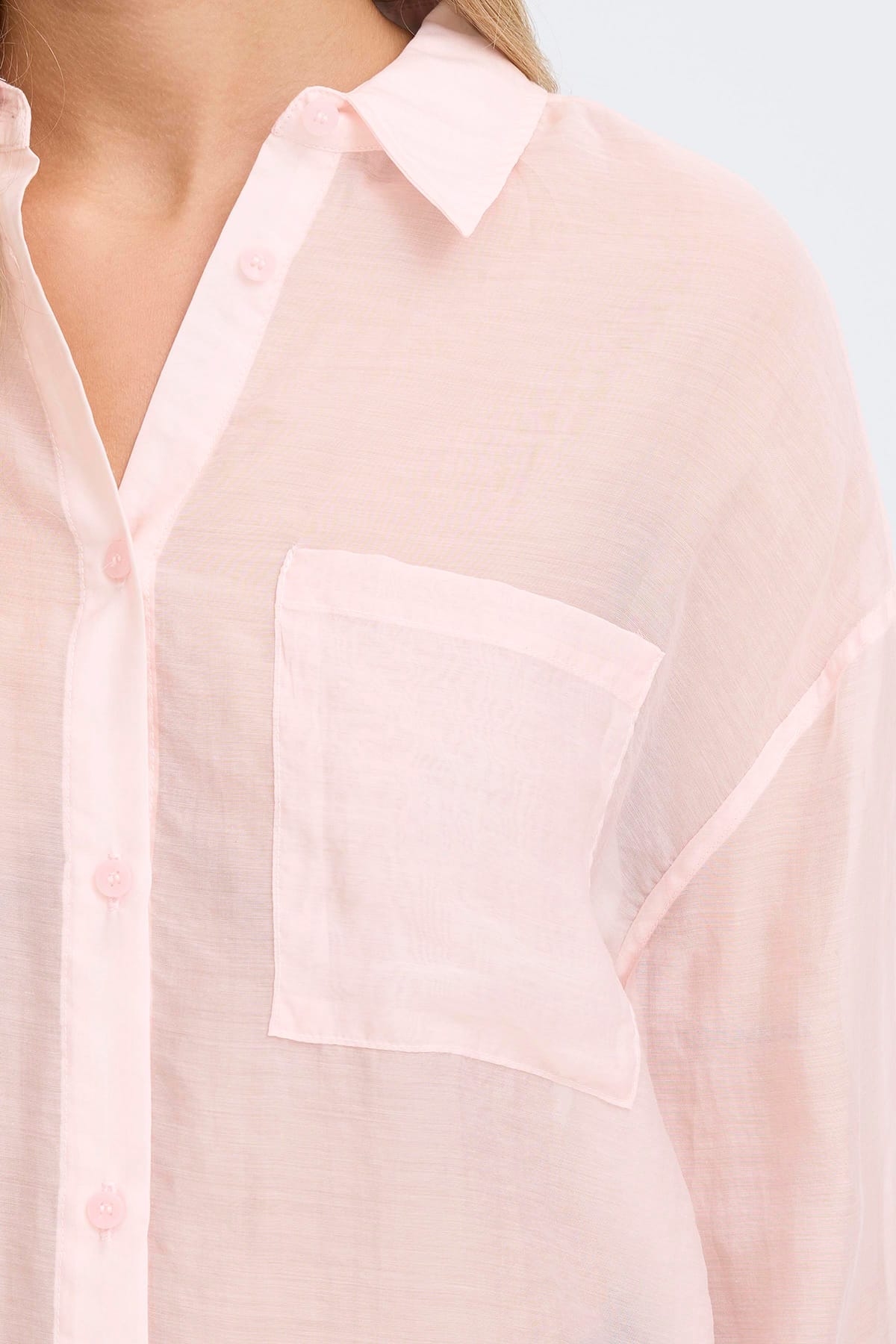 Bluse FRSAIRA SH 1 Rose Smoke Bluse Fransa 