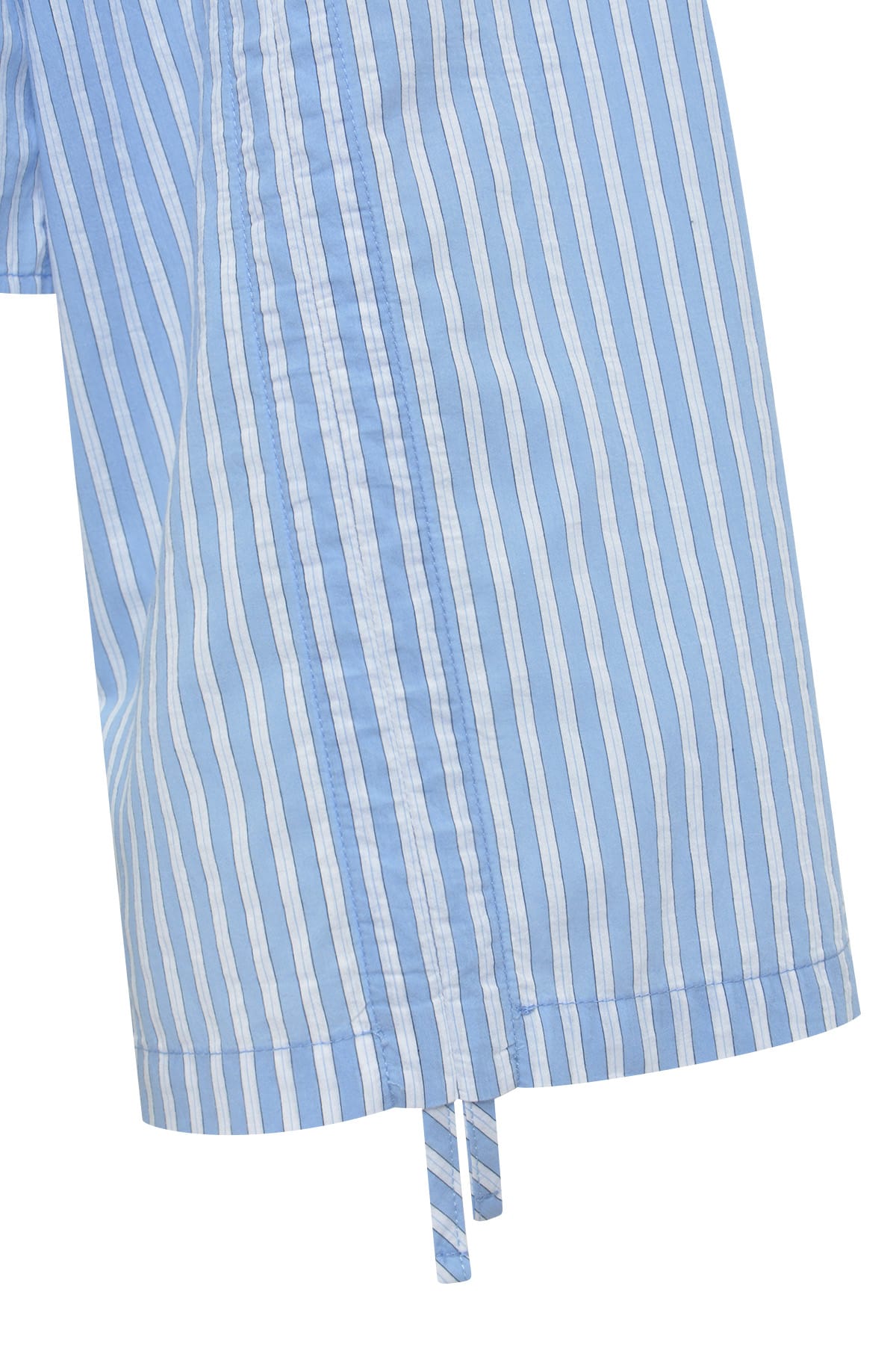 Bluse gathered 1/1 sleeve ocean print Bluse Milano 