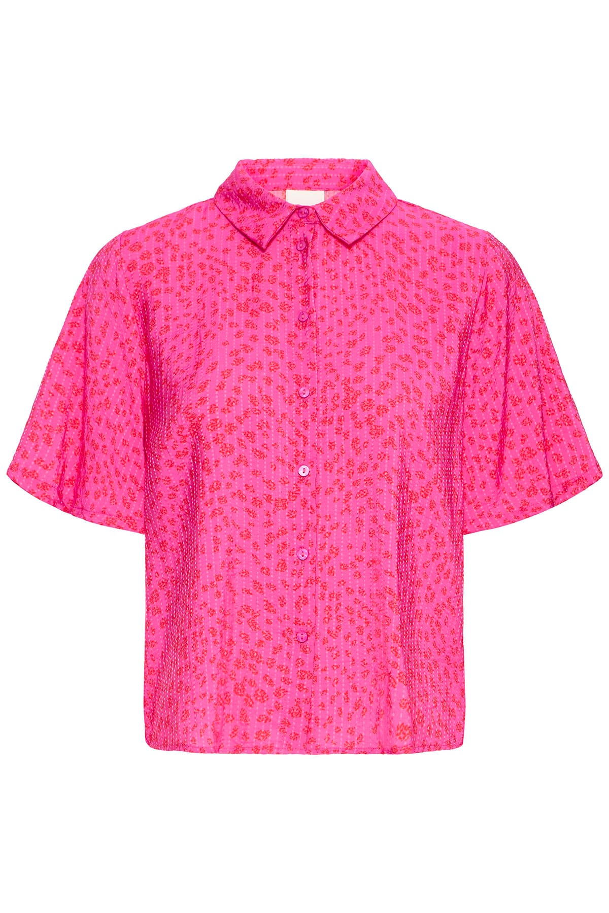 Bluse IHJEEVA SH VERY BERRY/FIERY RED DOT Bluse ICHI 