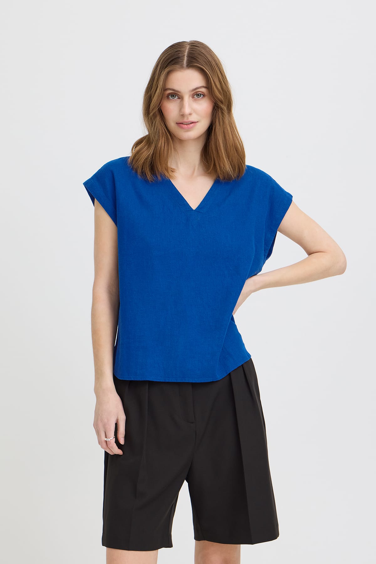 Bluse IHLINNO SS Sodalite Blue Bluse ICHI 