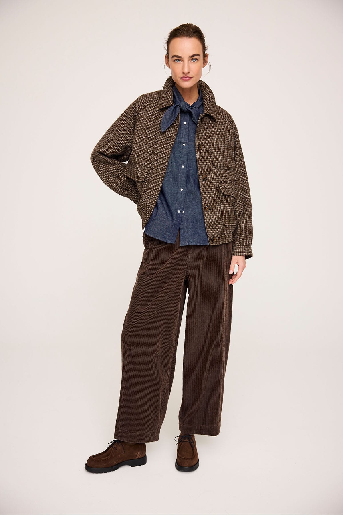 Bluse Plum Dark denim Bluse JC Sophie 