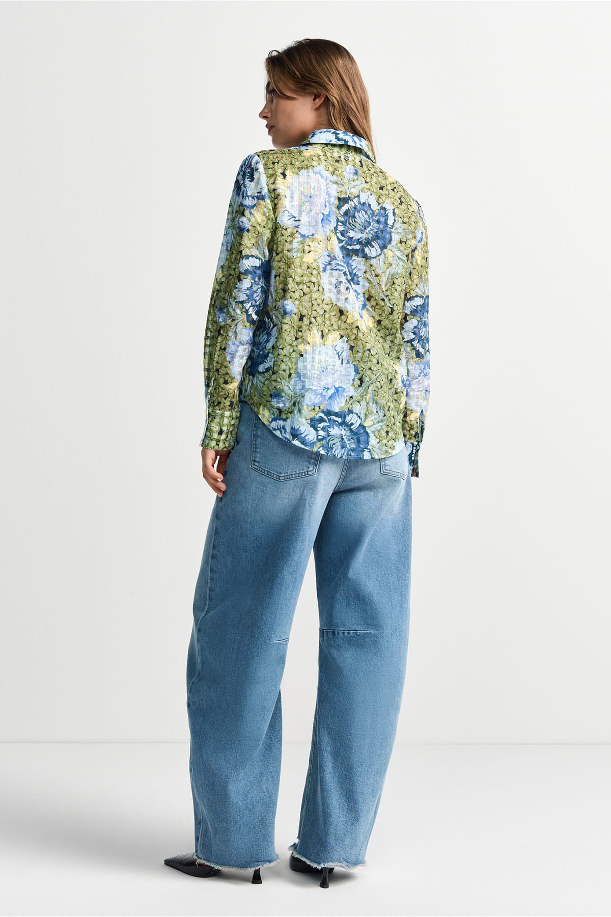 Bluse Printed Blouse urban lime Bluse Rich&Royal 