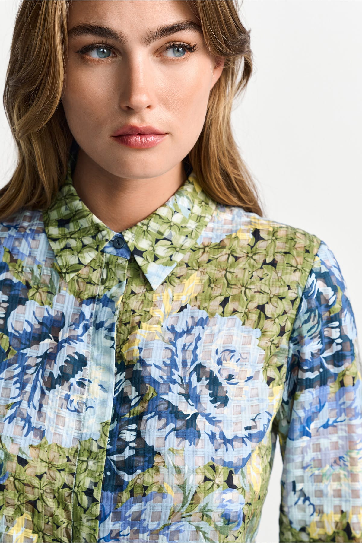 Bluse Printed Blouse urban lime Bluse Rich&Royal 