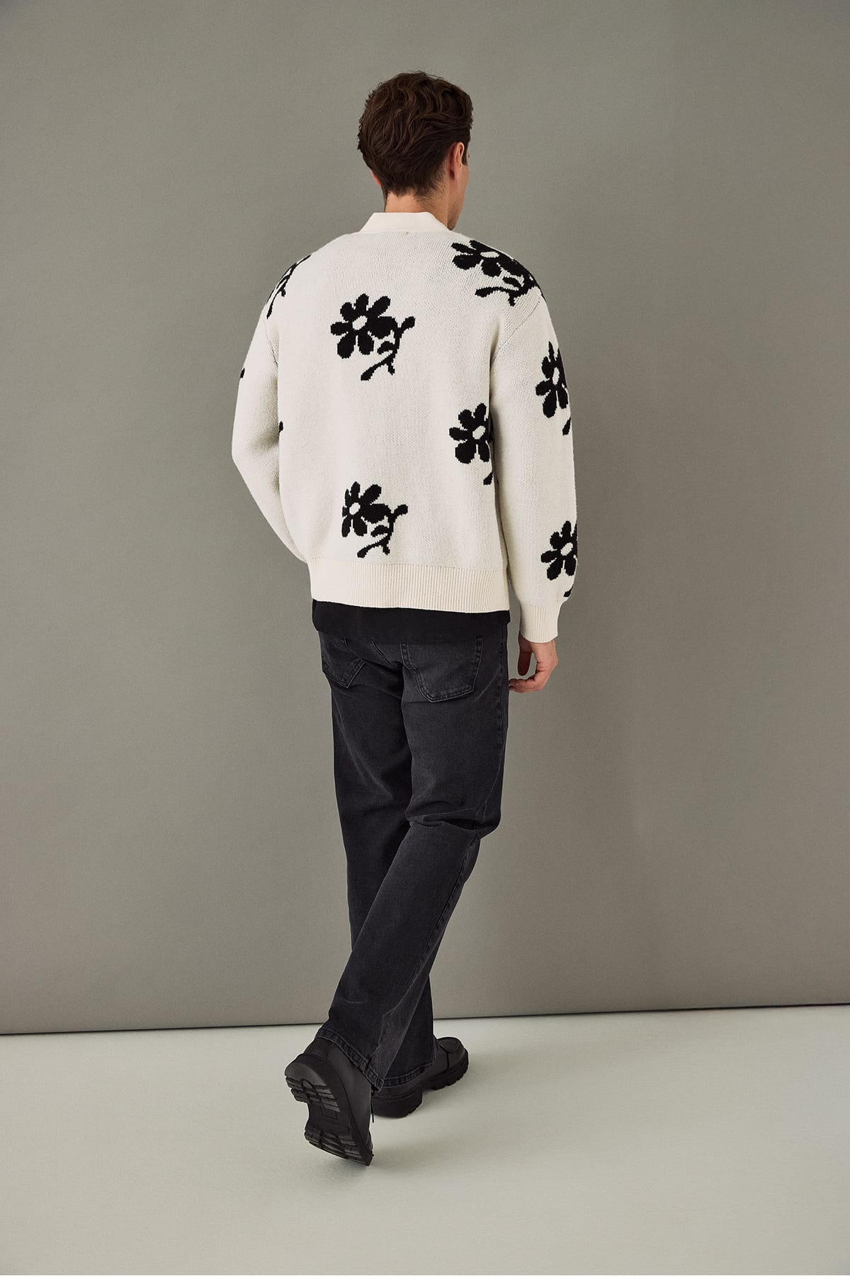 Cardigan CFDIA INTARCIA KNIT TURTLEDOVE Cardigan Casual Friday 