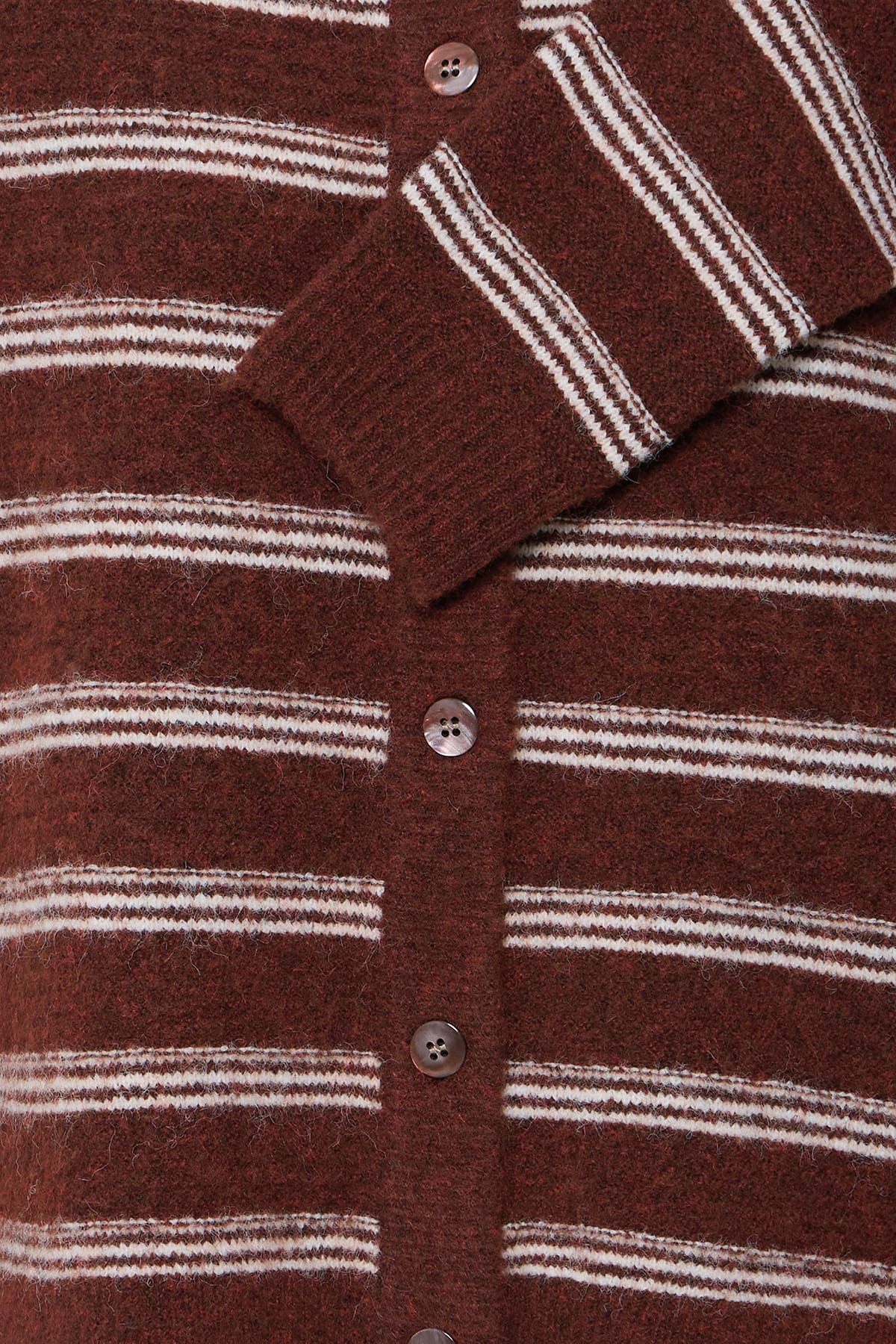 Cardigan FRKENDRA CAR 2 RUM RAISIN STRIPE Cardigan Fransa 