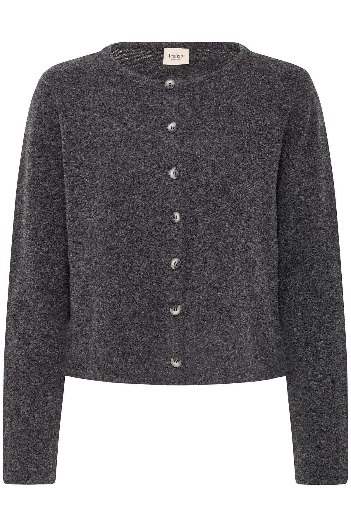 Cardigan FRNOAH CAR 1 CHARCOAL GRAY MELANGE Cardigan Fransa 