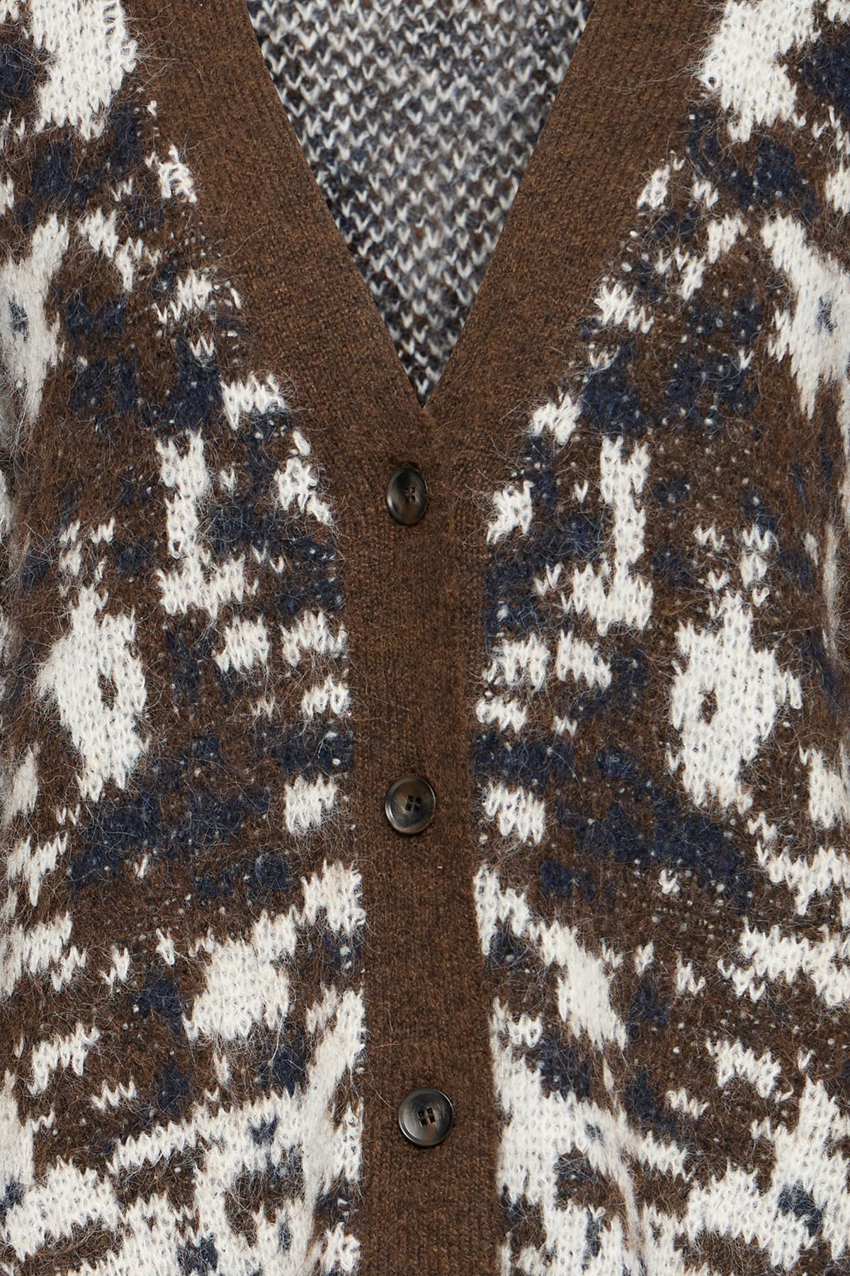 Cardigan IHBAYANA CA COFFEE BEAN SPOTTED Cardigan ICHI 