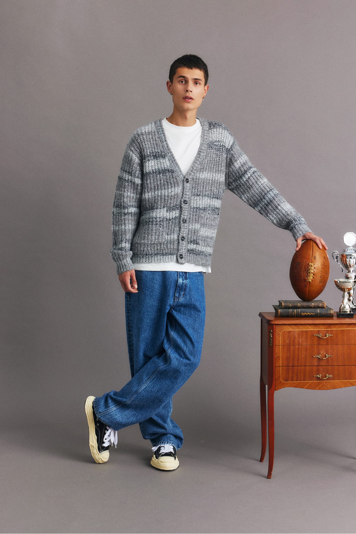 Cardigan SDSTEFANO True Black Cardigan Solid 