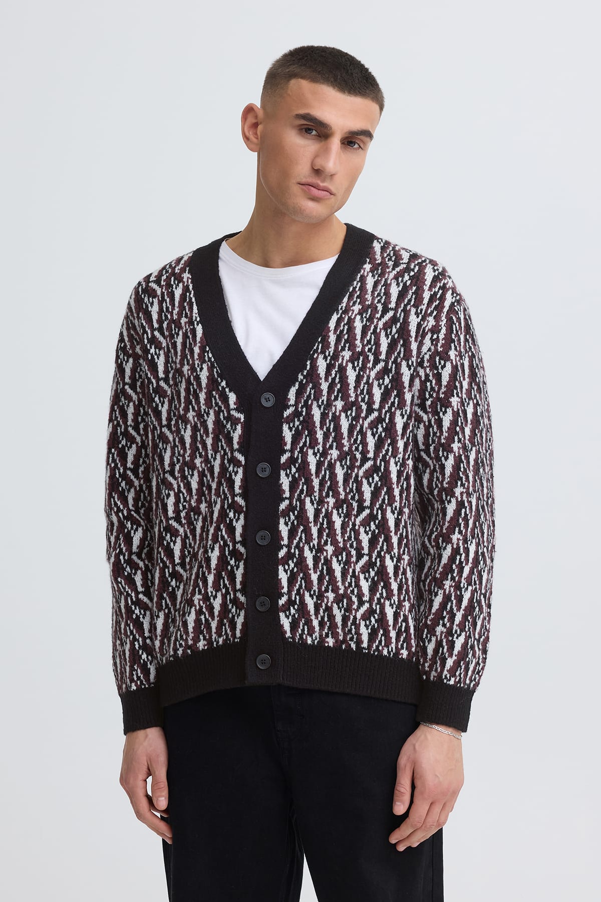 Cardigan SDVARIAN 194008 BLACK Cardigan Solid 