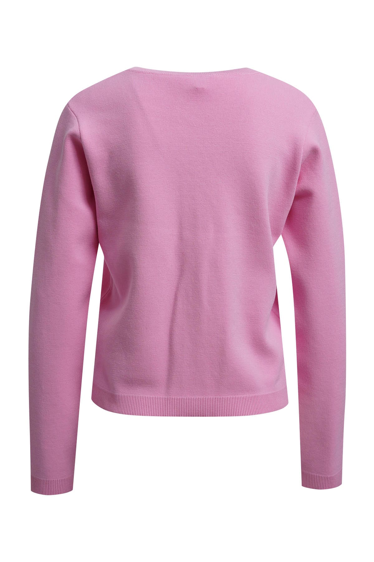 Cardigan with with embroidery round neck soft pink Cardigan Milano 