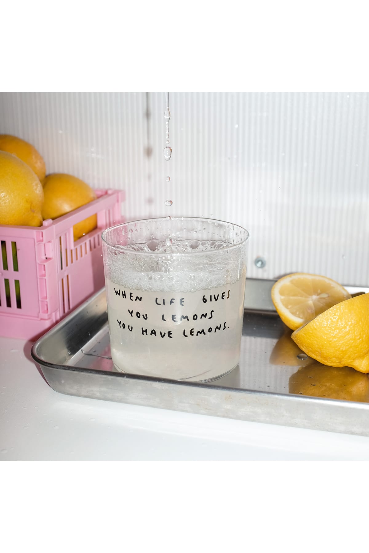 Glas When life gives you lemons Glas YAHYA STUDIO 