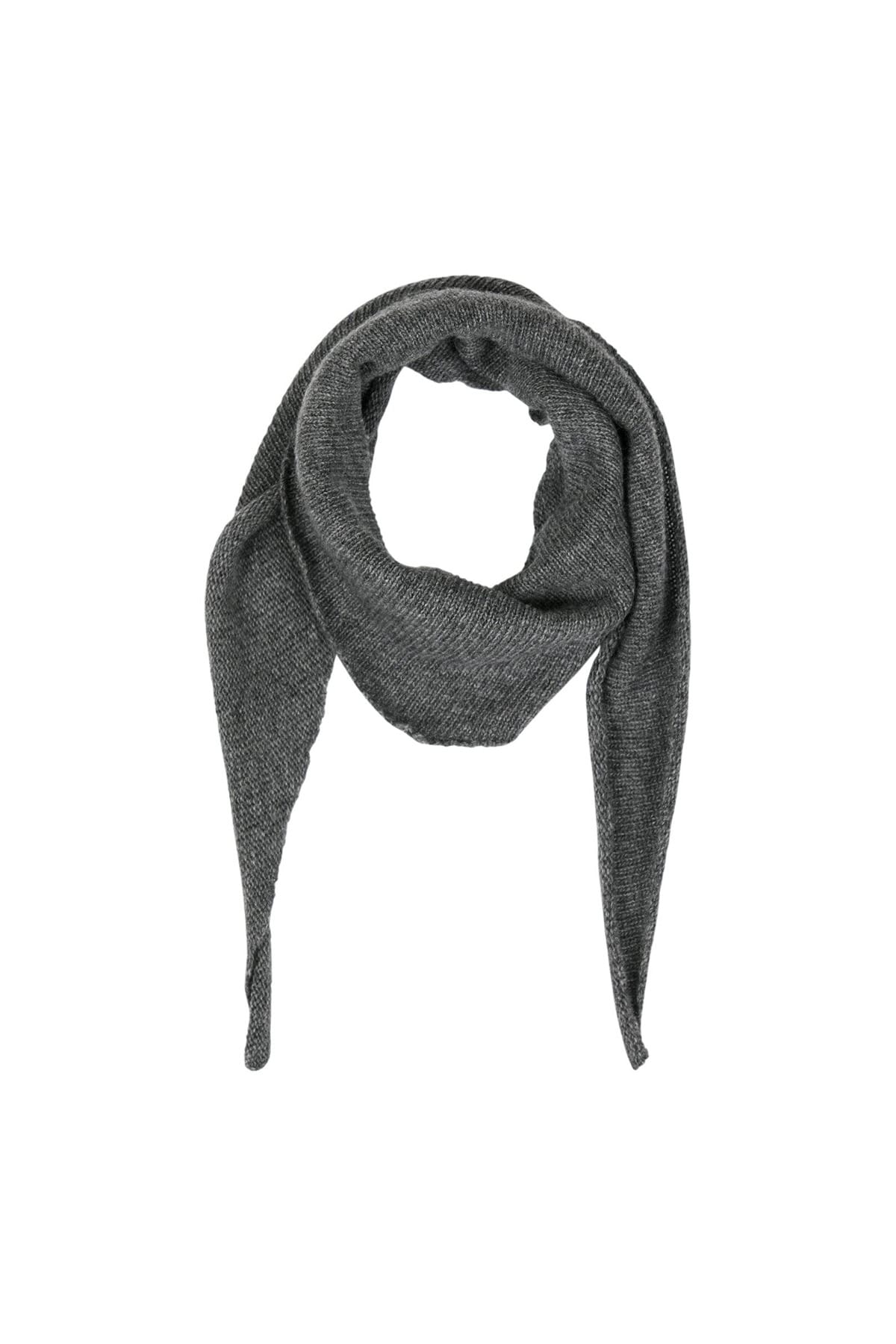Halstuch Misty Knit Scarf Antracite melange Halstuch Neo Noir 