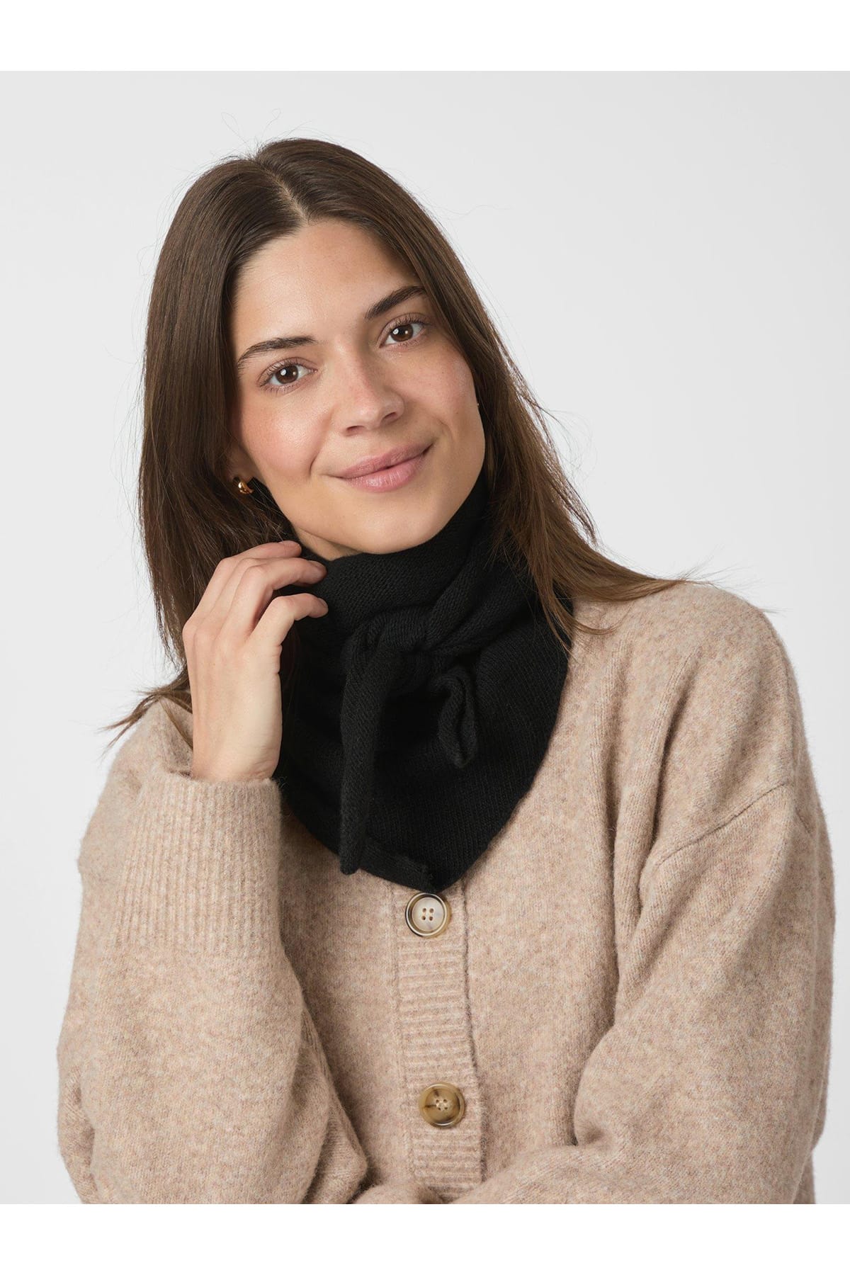 Halstuch Misty Medium Scarf Black Halstuch Neo Noir 
