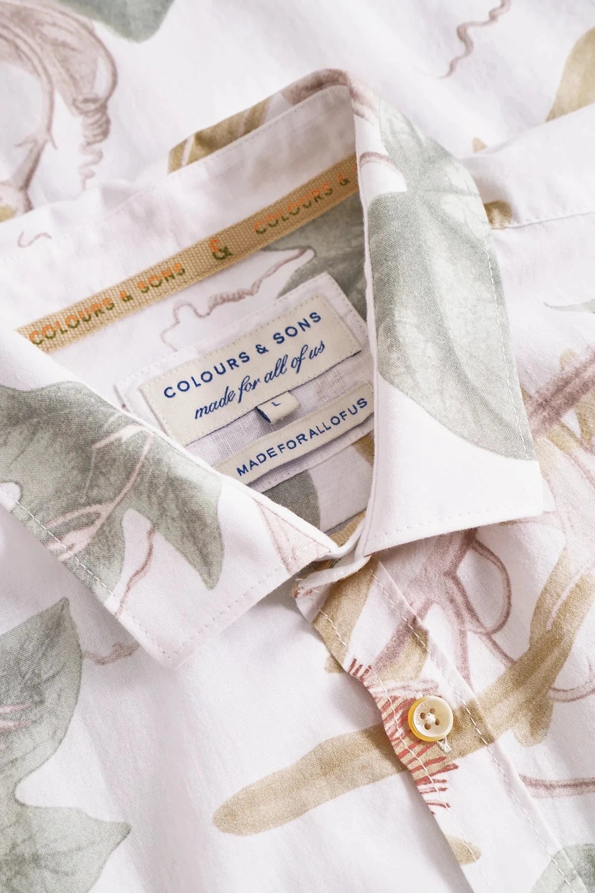Hemd Printed Botanical Hemd Colours&Sons 