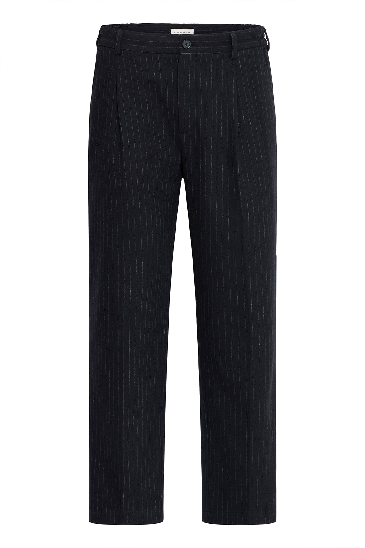 Hose CFPIERCE 0240 PINSTRIPED PANTS Dark Navy Hose Casual Friday 