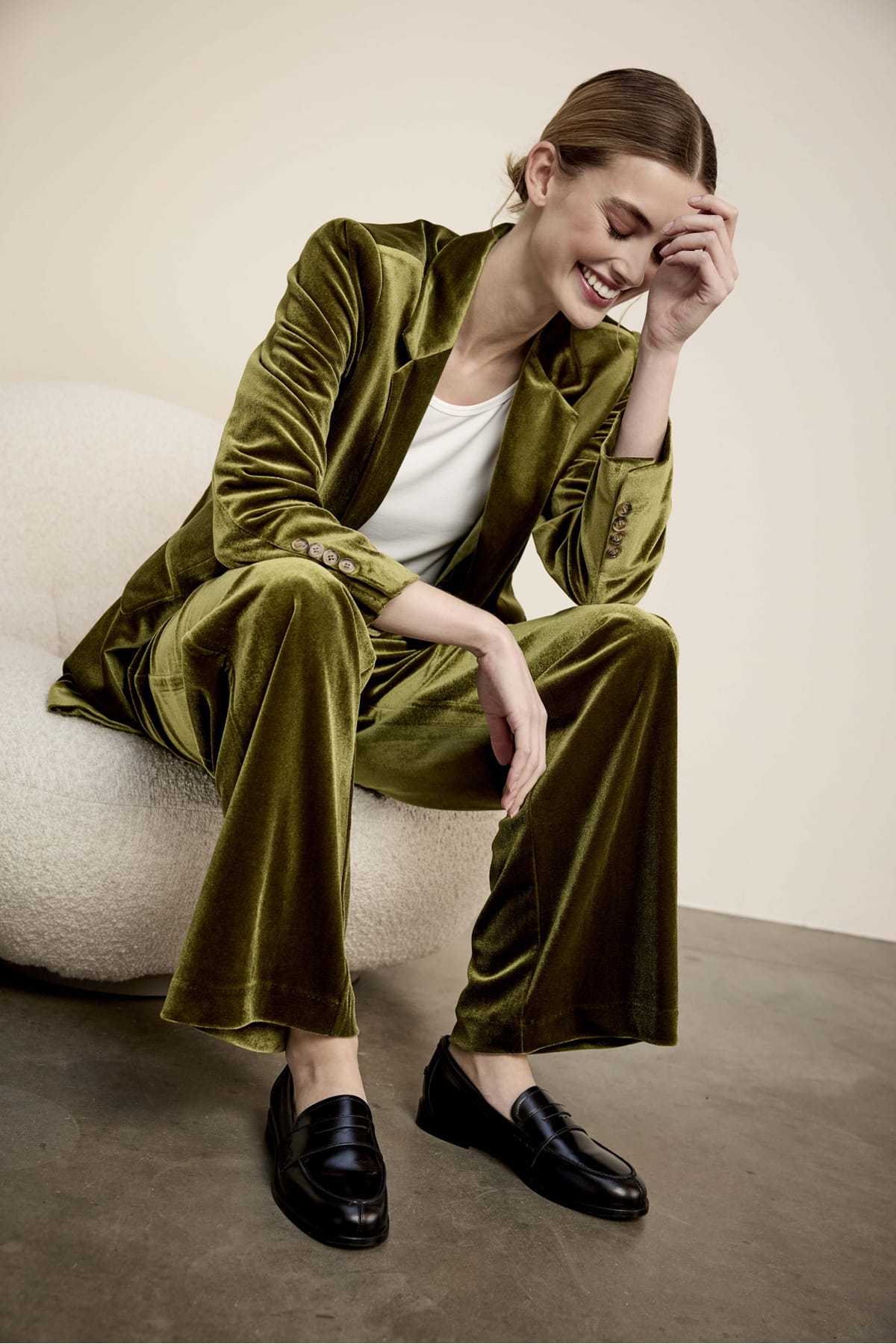 Hose Elliot trousers Olive green Hose JC Sophie 