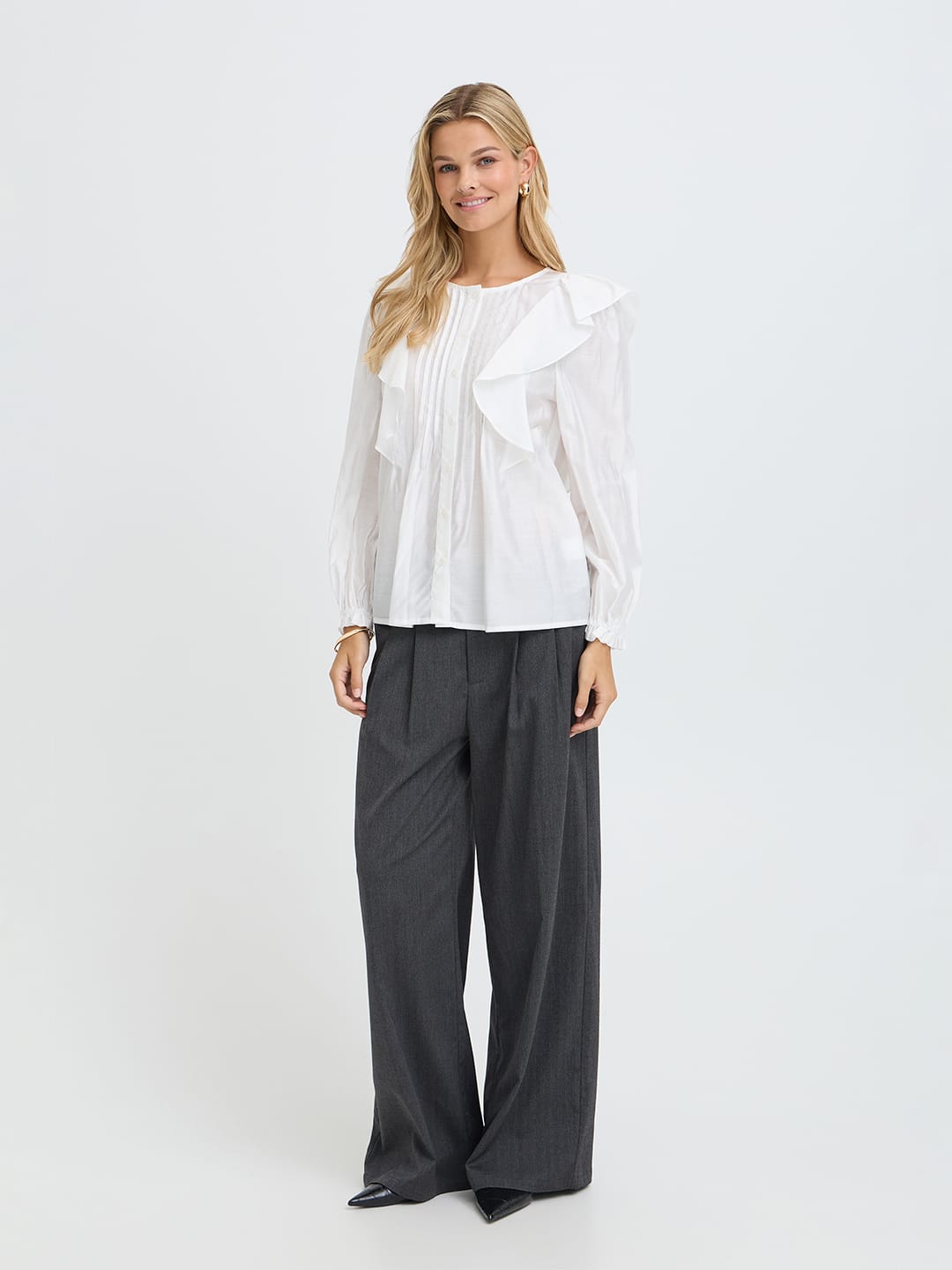 Hose FRNOVIE PA 1 BLACK AND GRAY HERRINGBONE Hose Fransa 