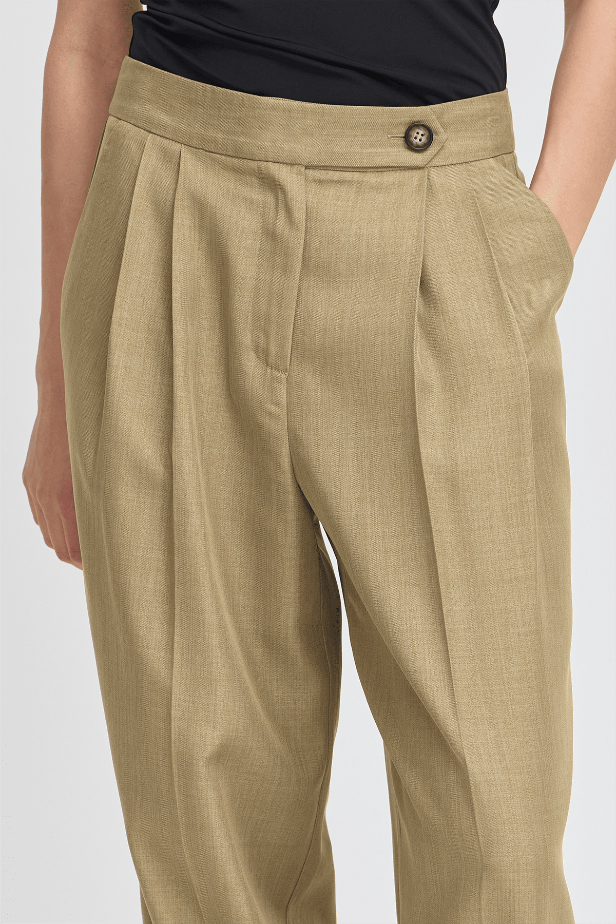 Hose IHEZOLA PA DUSKY GREEN MELANGE Hose ICHI 